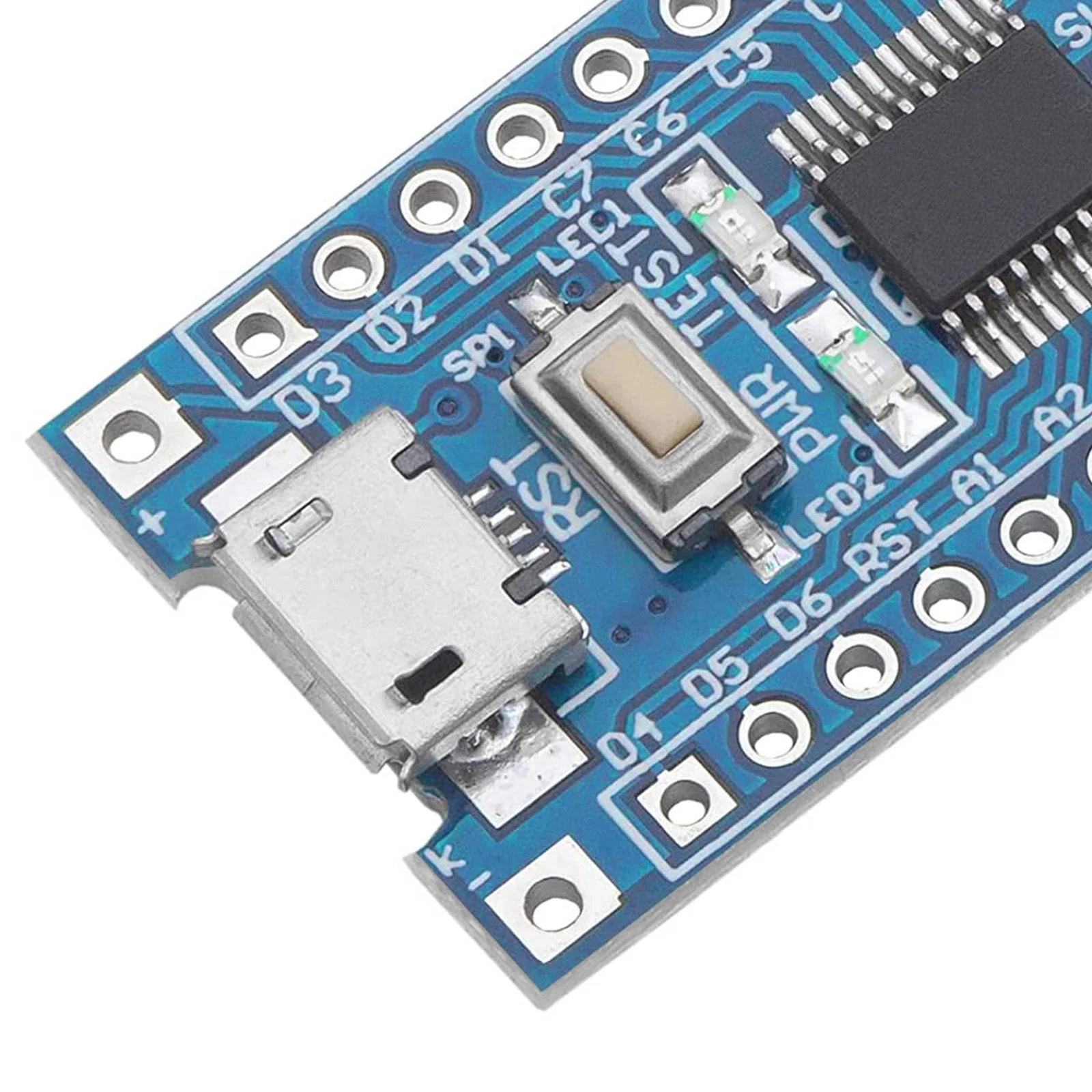 STM8S103F3P6 8-Bit Minimum System Mikrocontroller Development Board Modul für STM8S Programmierung mit UART, I2C, SPI, und einem 5-Kanal 10-Bit ADC - Image 6