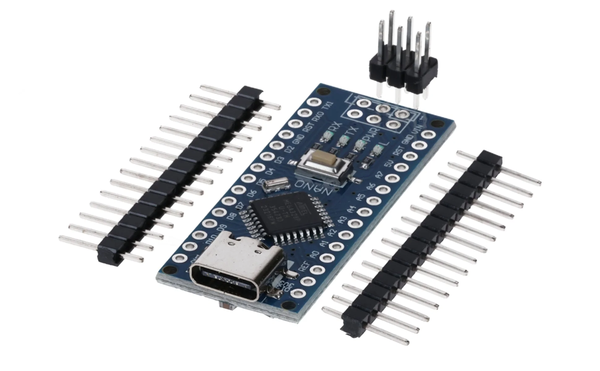 AZ-Nano V3-Board Set mit USB-C Anschluss | Atmega CH340 Chip Atmega328 CH340 | kompatibel mit Arduino, Arduino Pro Micro und Arduino Nano V3 - Image 7