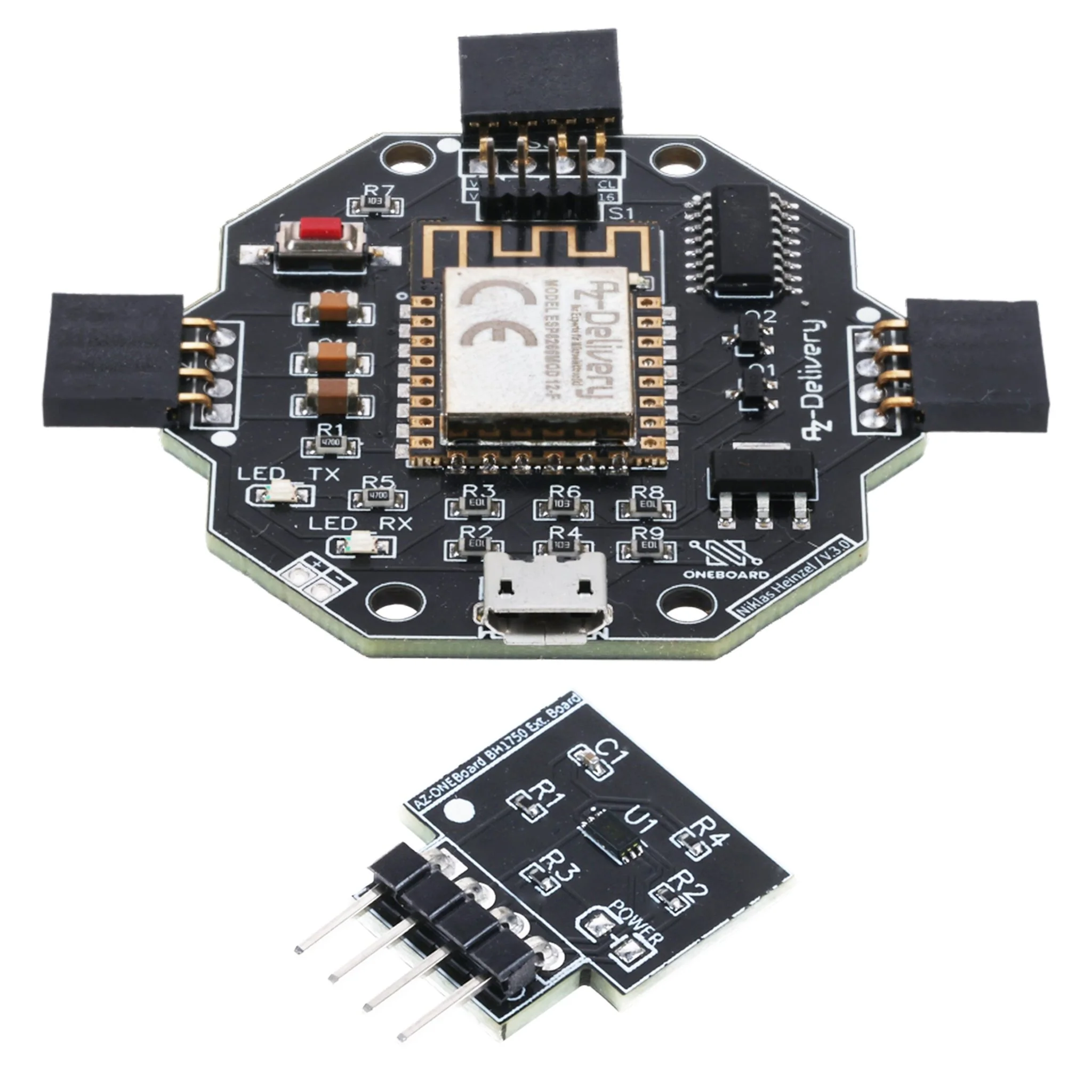 AZ-ONEBoard Entwicklungsboard inklusive Extensionboards SHT30, BH1750 & SGP30 - Image 12