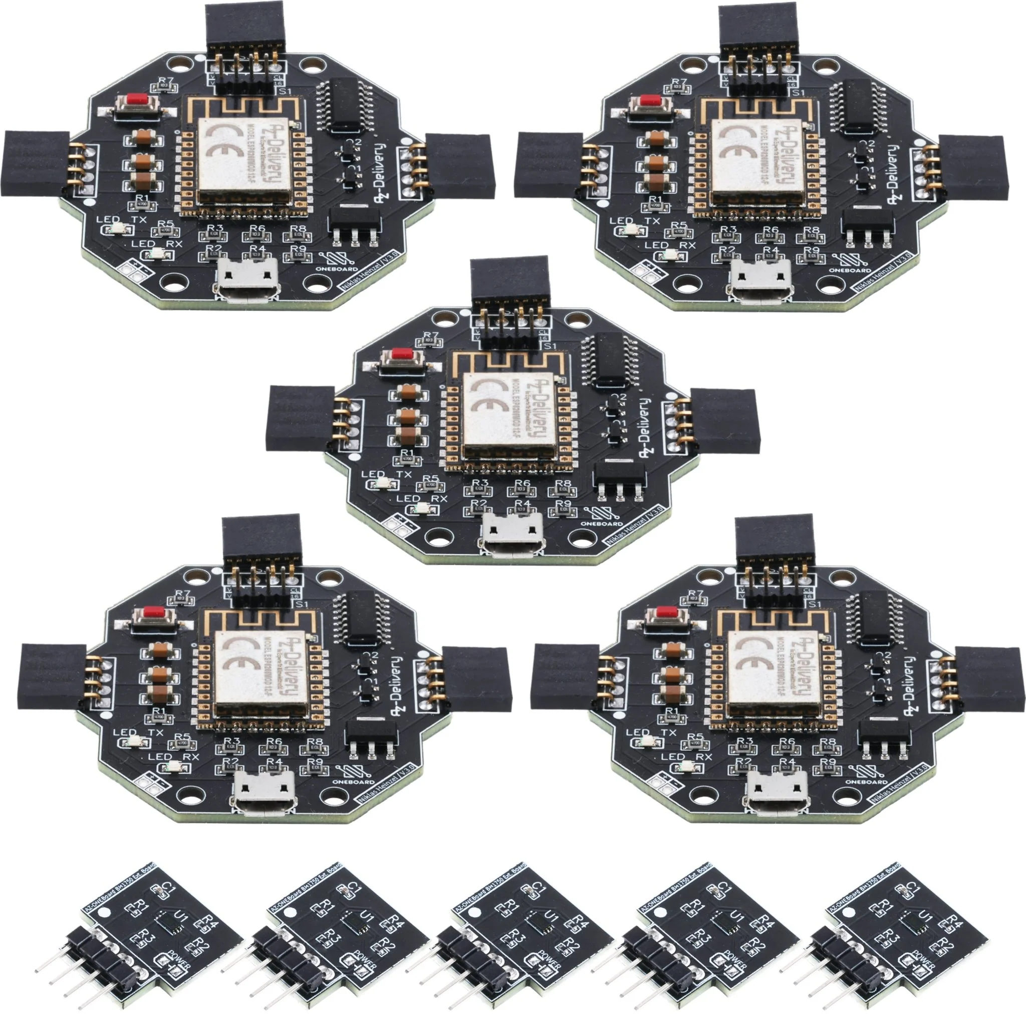 AZ-ONEBoard Entwicklungsboard inklusive Extensionboards SHT30, BH1750 & SGP30 - Image 14