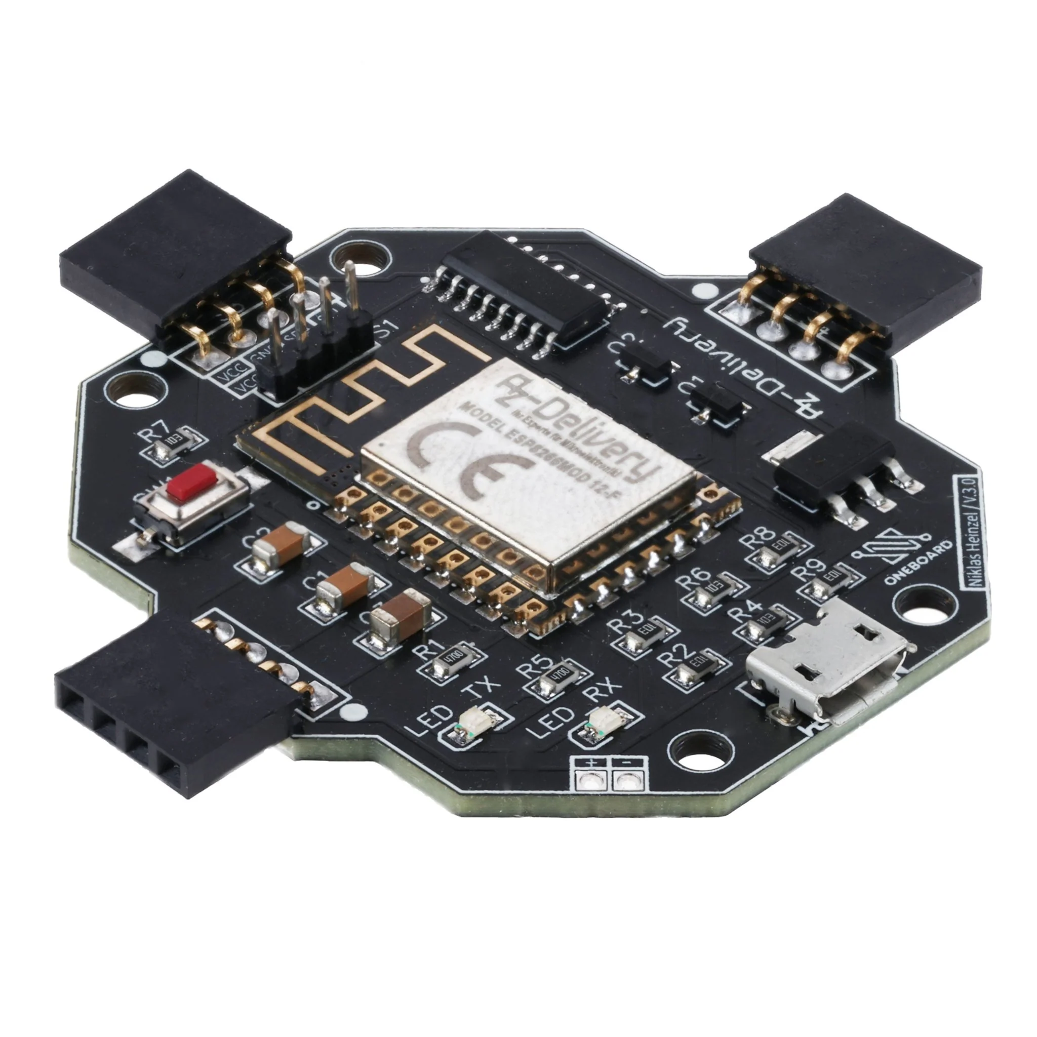 AZ-ONEBoard Entwicklungsboard inklusive Extensionboards SHT30, BH1750 & SGP30 - Image 4