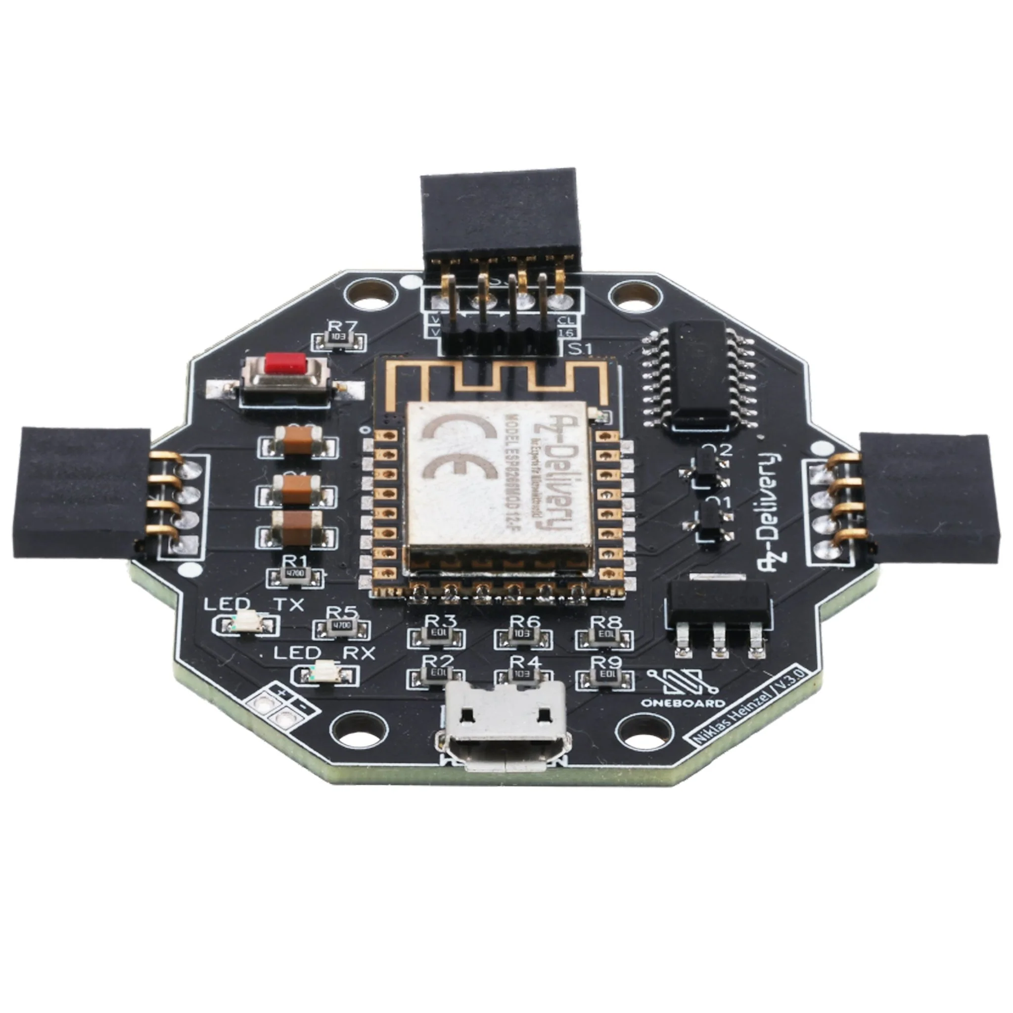 AZ-ONEBoard Entwicklungsboard inklusive Extensionboards SHT30, BH1750 & SGP30 - Image 6
