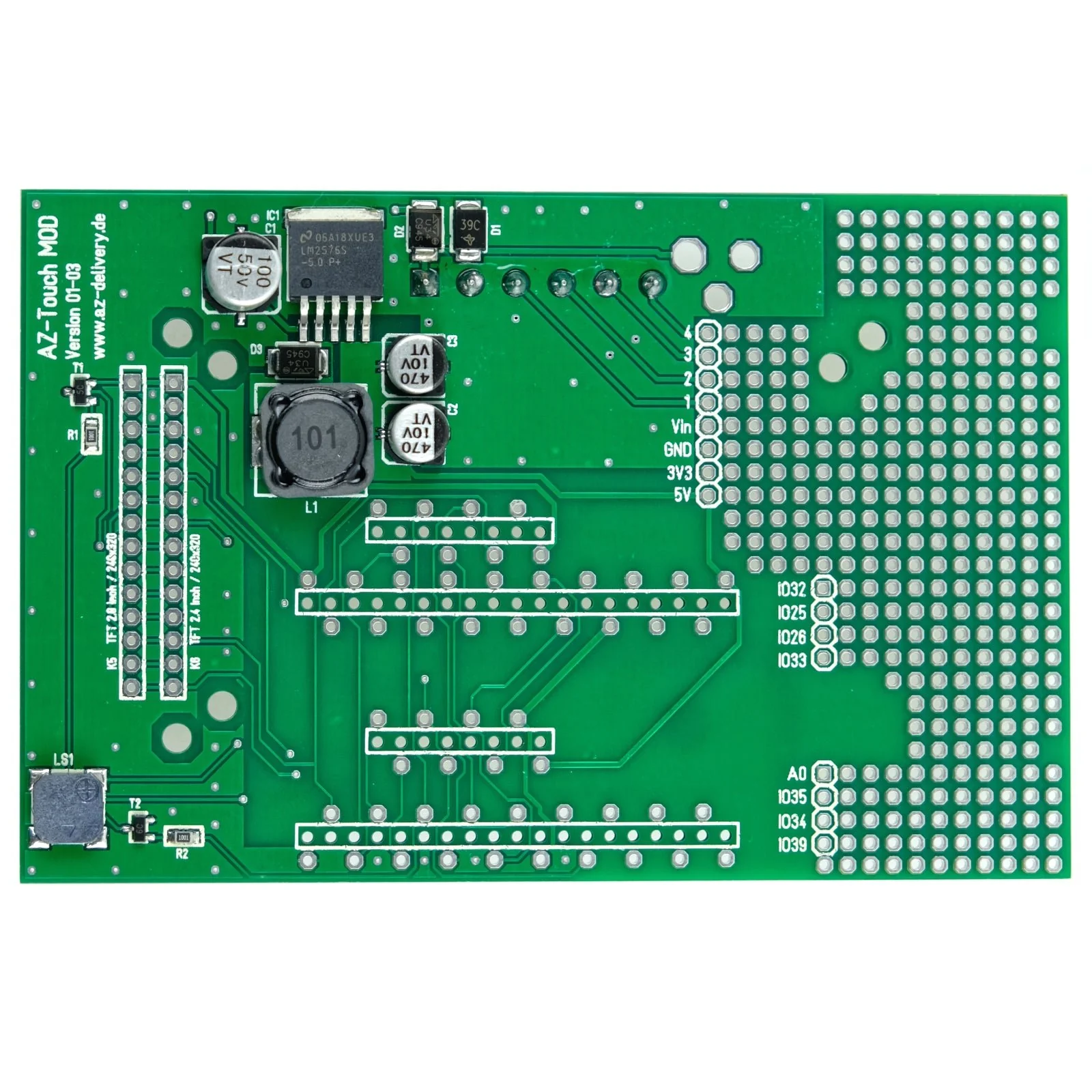 AZ-Touch MOD Wandgehäuseset mit 2,4 Zoll Touchscreen für ESP8266 und ESP32 kompatibel mit Arduino - Image 7