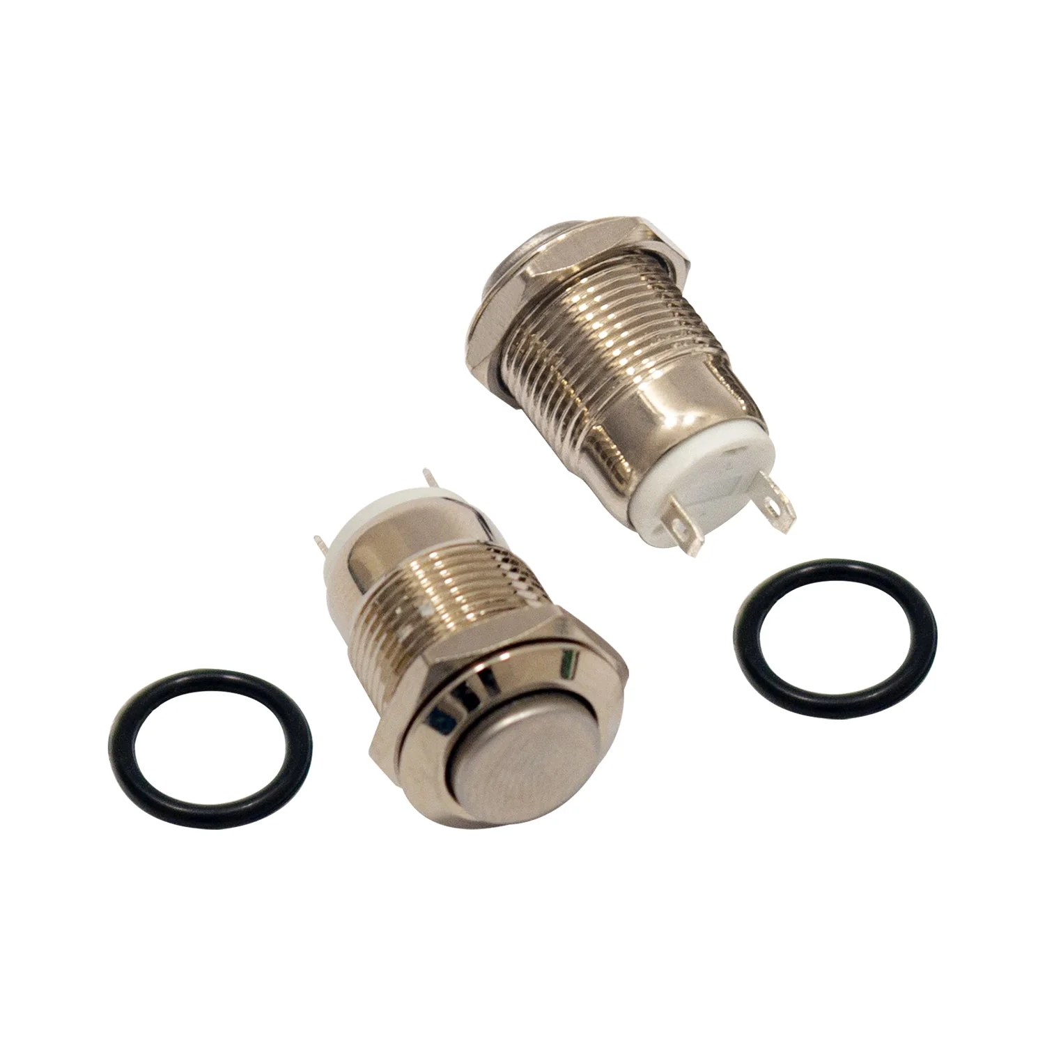 Drucktaster bis 36V, wasserdicht für Hupenknopfschalter, Türklingelschalter, Netzschalter, elektrische Geräte 12mm Durchmesser - Image 4