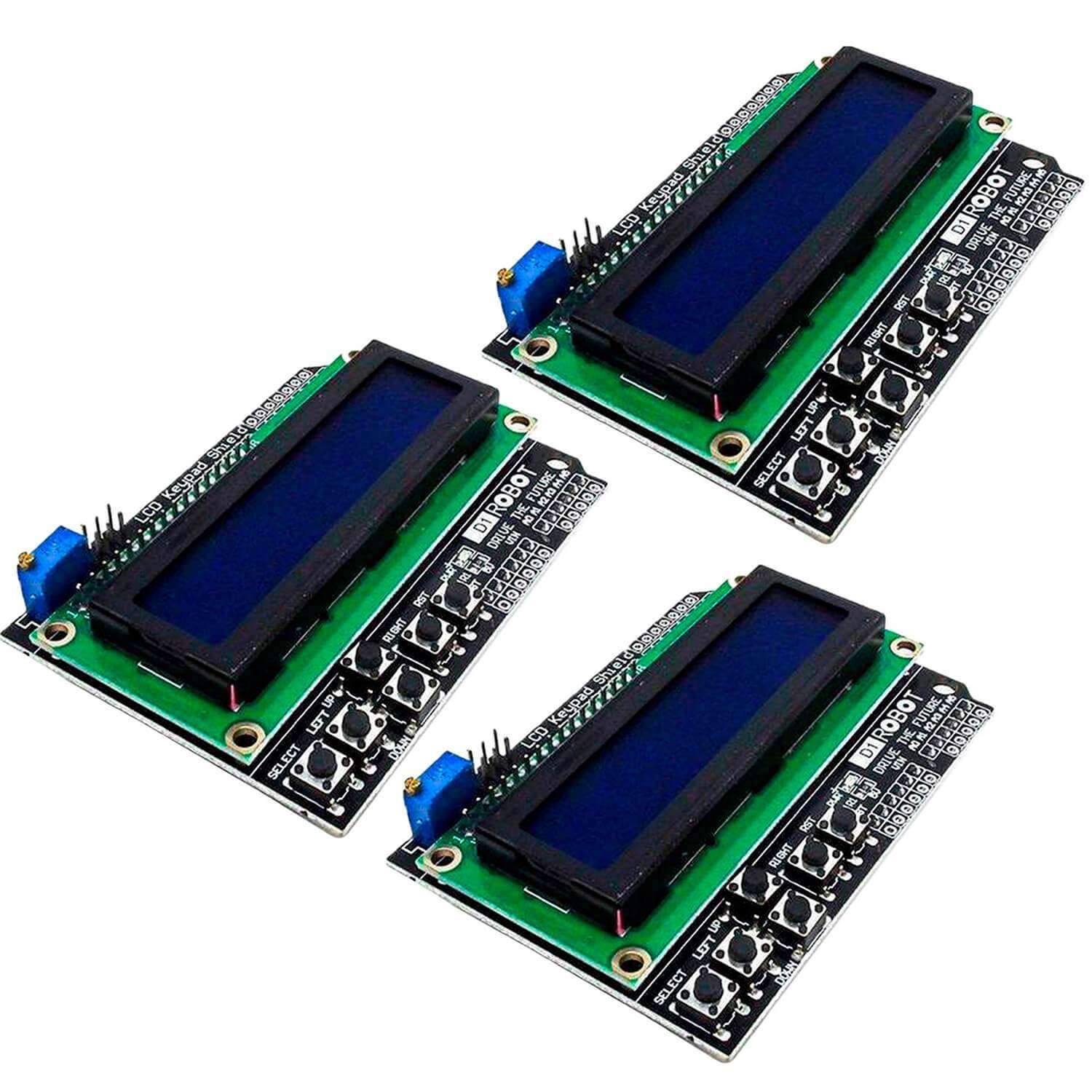 LCD1602 Display Keypad Shield HD44780 1602 Modul mit 2x16 Zeichen - Image 4