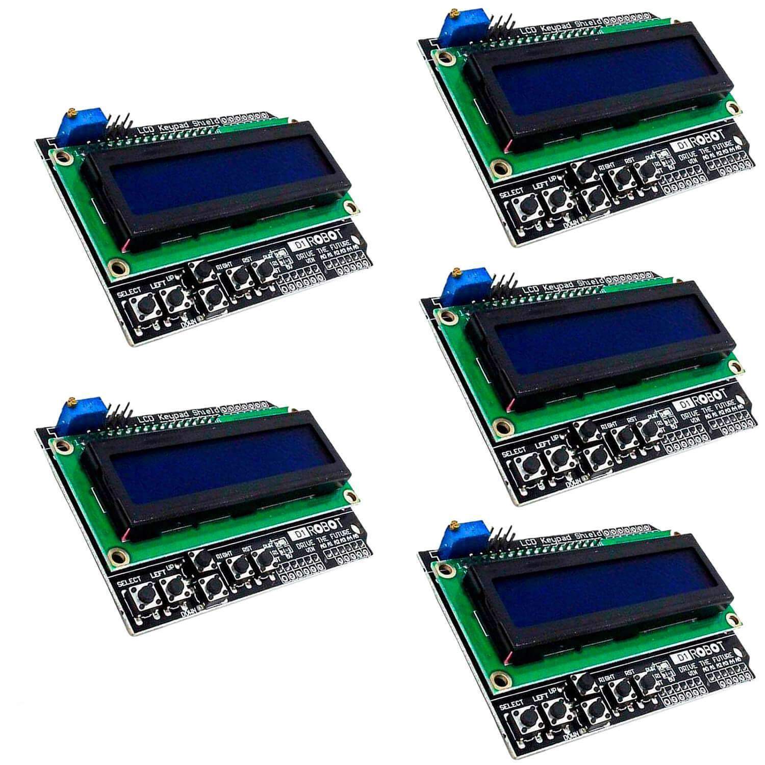 LCD1602 Display Keypad Shield HD44780 1602 Modul mit 2x16 Zeichen - Image 5
