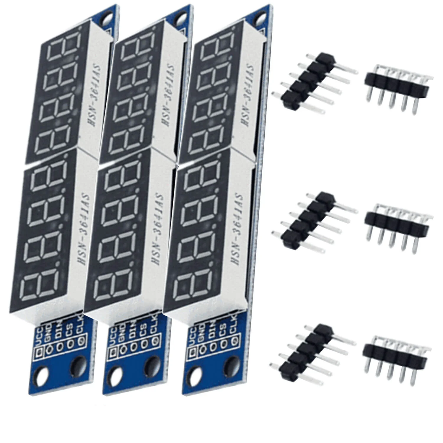 MAX7219 Led Modul 8 Bit 7-Segmentanzeige LED Display für Raspberry Pi - Image 4