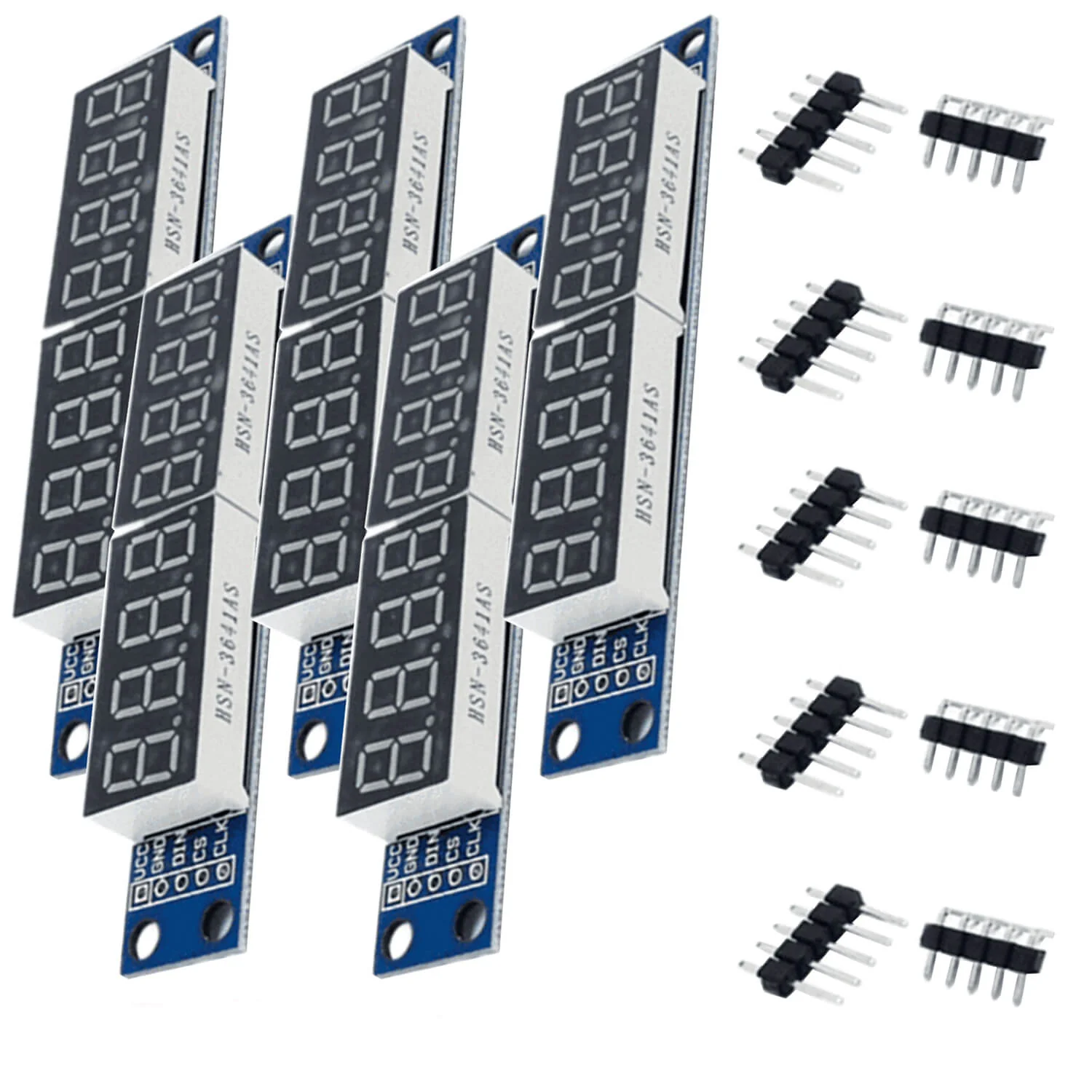 MAX7219 Led Modul 8 Bit 7-Segmentanzeige LED Display für Raspberry Pi - Image 5