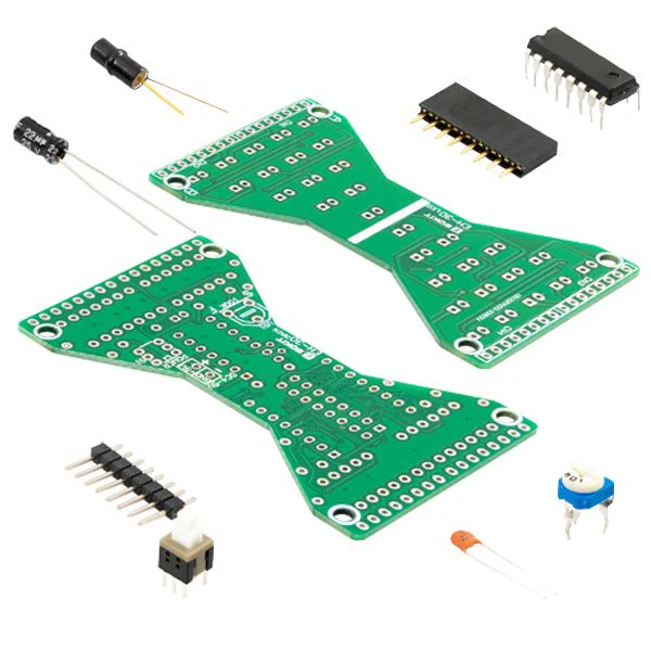 Bausatz Sanduhr: Elektronik Löten & Modellbau Set | DIY Arduino Lötstation | LED Uhr Bausatz | Roboter Bausatz | Einzigartiges Sanduhren Set - Image 2
