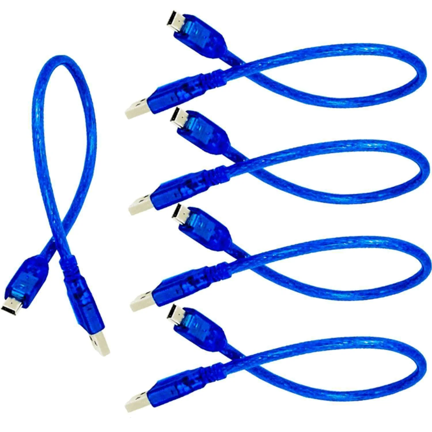 Blaues Mini USB Kabel, 100% kompatibel mit Nano V3 - Image 4