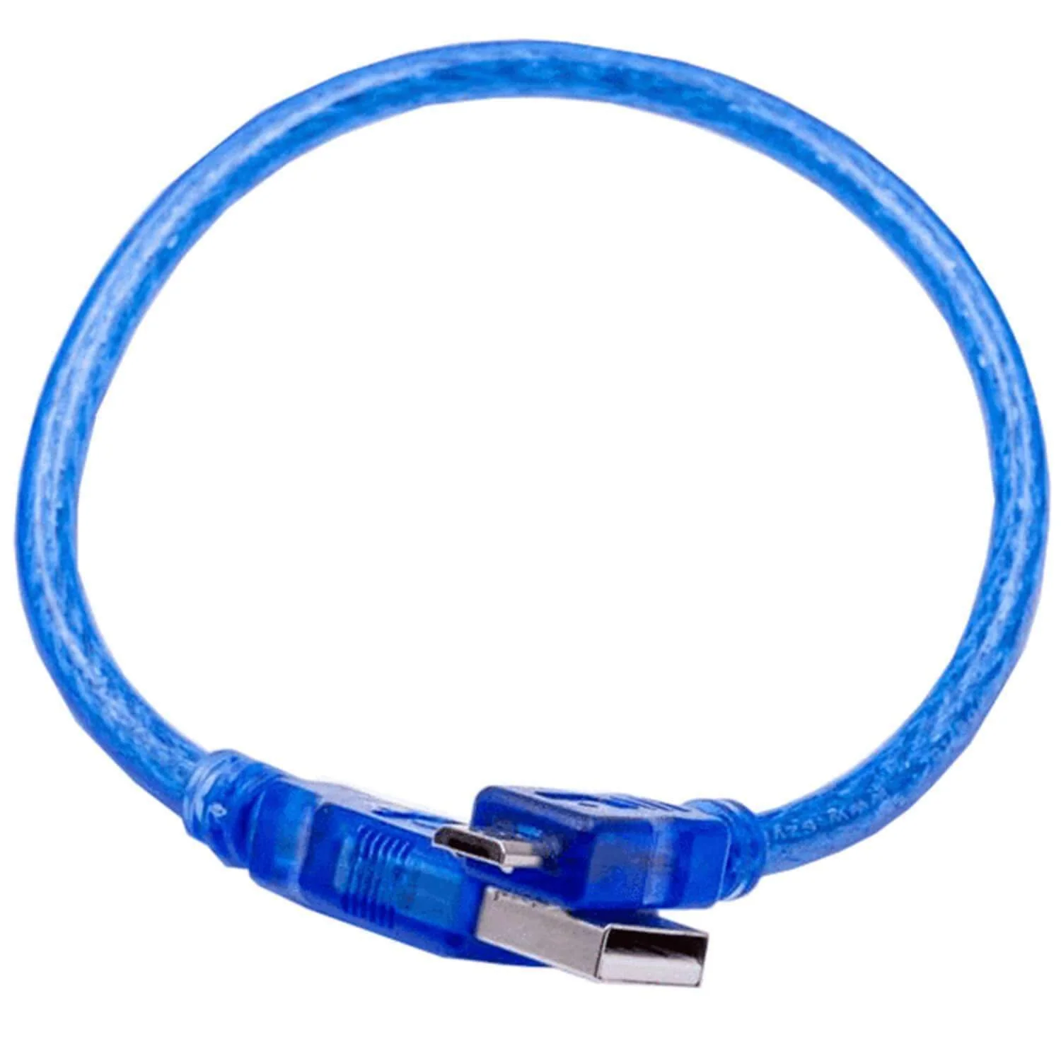 Blaues USB Kabel für USB A auf USB Micro B, mit USB 2.0 - Image 3