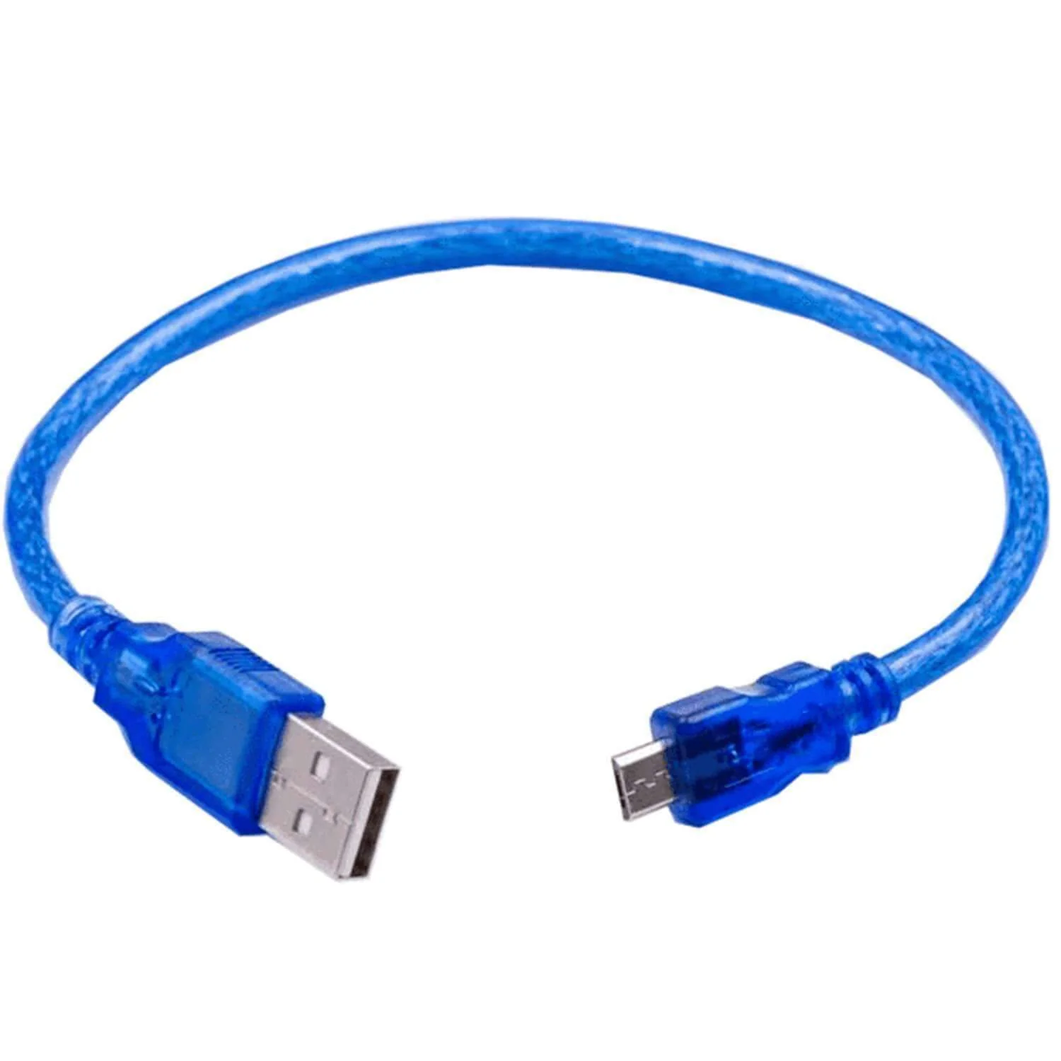 Blaues USB Kabel für USB A auf USB Micro B, mit USB 2.0 - Image 4