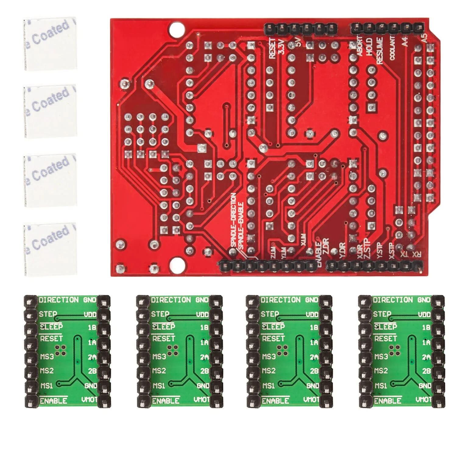 CNC Shield V3 Bundle mit 4 Stück A4988 Schrittmotor Treiber Stepper mit Kühlkörper für 3D Drucker kompatibel mit Arduino - Image 3