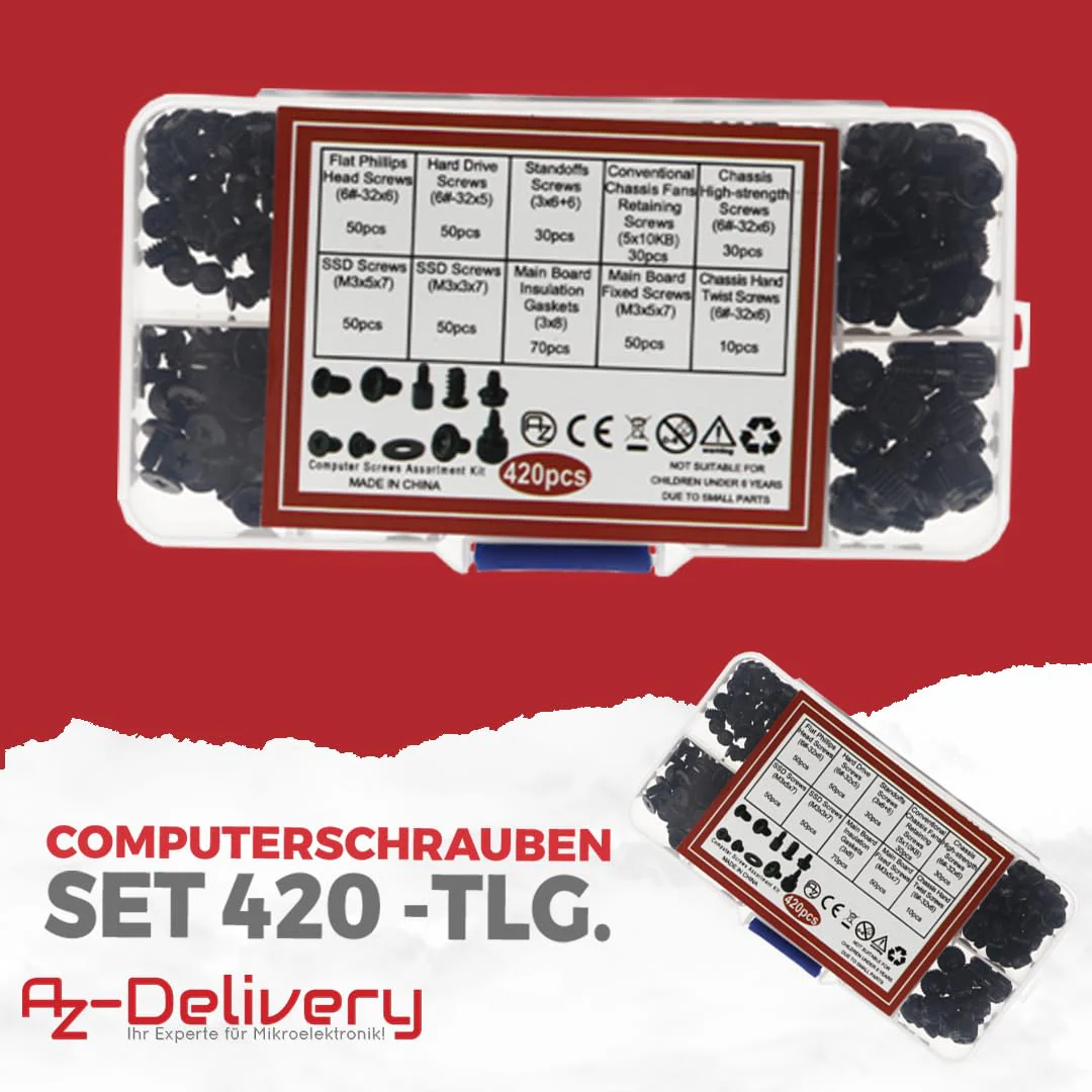 420 Stk PC Schrauben Set – Umfassendes Computer Schrauben Set - Image 2