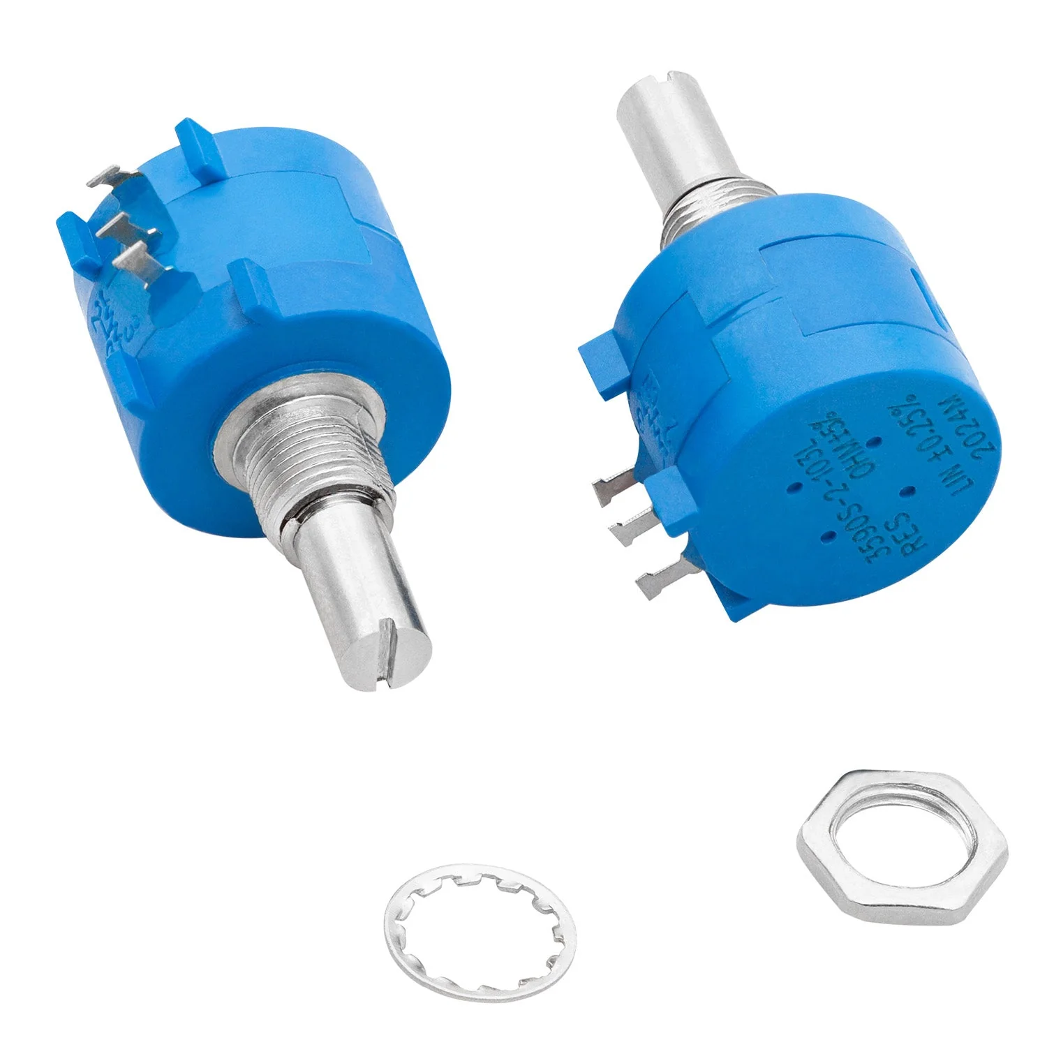 Mehrgang rotary Potentiometer mit Schutzwiderstand 3590S 100K Ohm mit einstellbarem Widerstand - Image 3