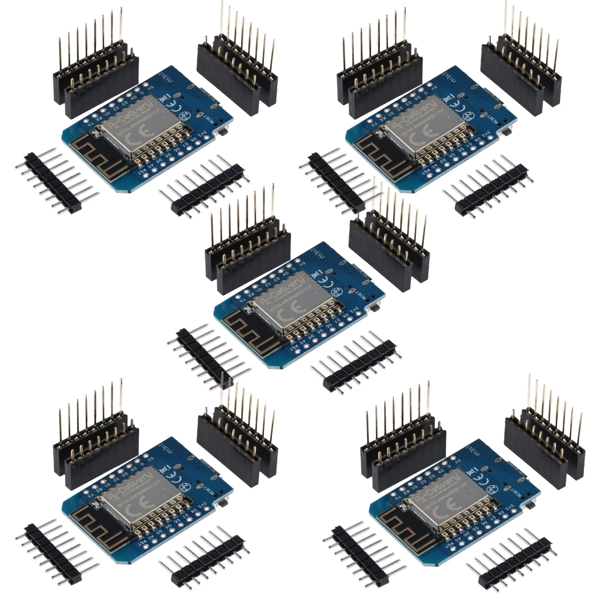 D1 Mini NodeMcu mit ESP8266-12F mit USB-C Anschluss WLAN Module CH340G Lua kompatibel mit Arduino - Image 5