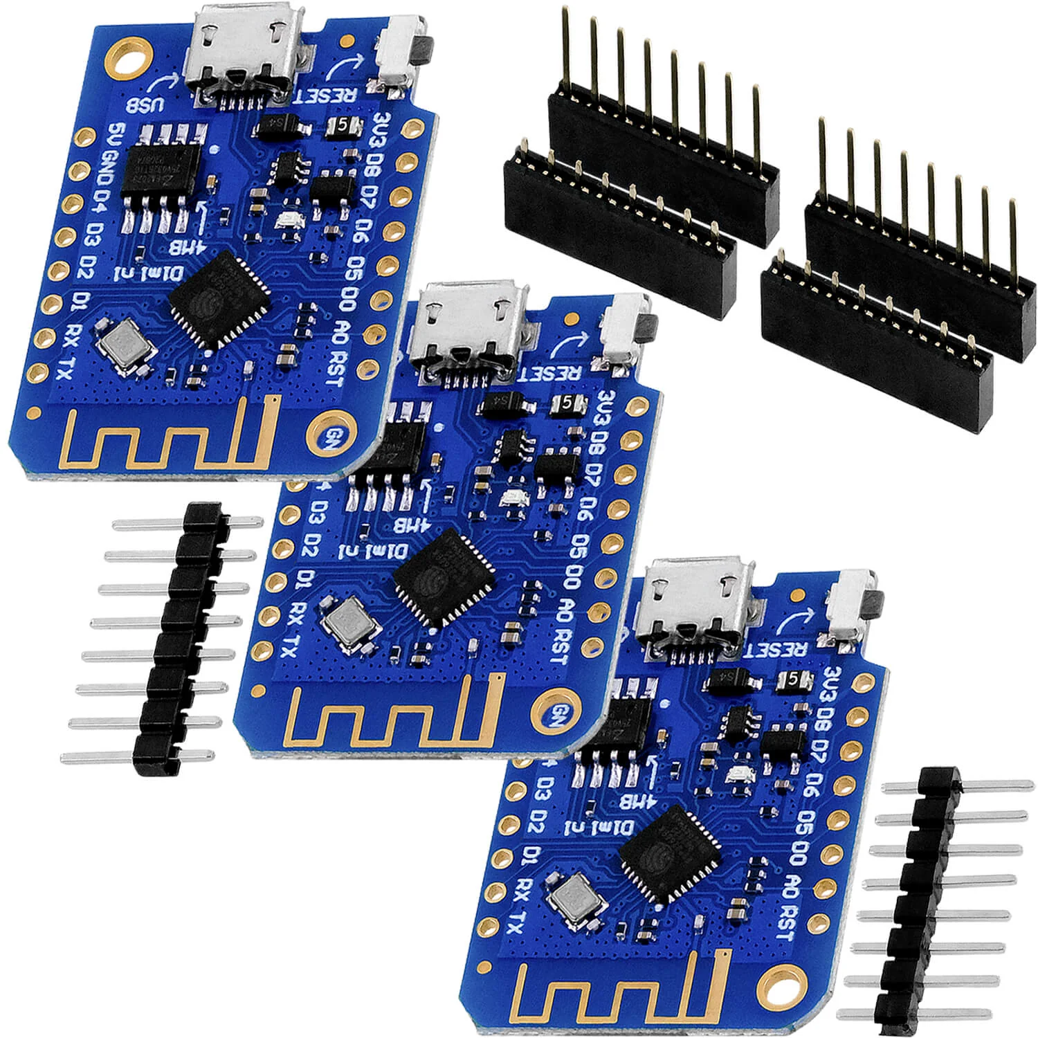 D1 Mini V3 NodeMCU mit ESP8266-12F WLAN Modul kompatibel mit Arduino - Image 4