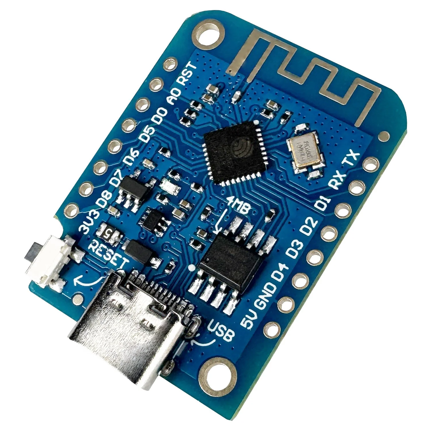 D1 Mini V3 NodeMCU mit ESP8266-12F WLAN Modul mit USB-C Anschluss kompatibel mit Arduino - Image 3
