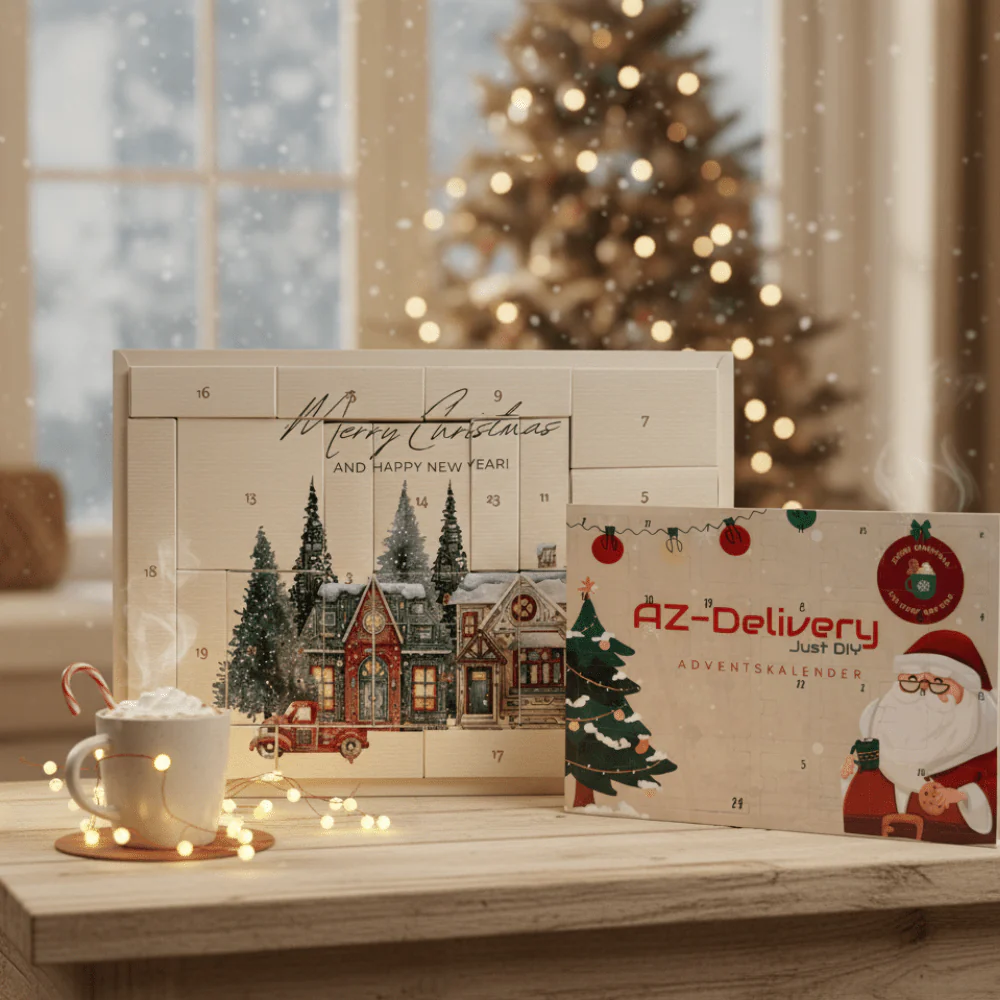 Der Ultimative AZ-Delivery Mikroelektronik-Adventskalender – wahlweise mit Projekten & Anleitungen