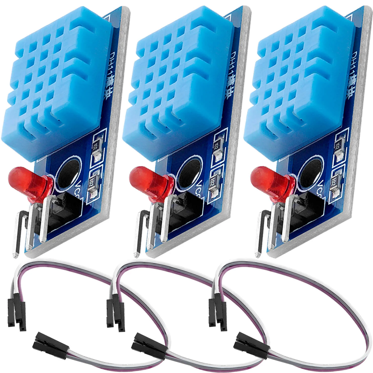 DHT11 Breakout Modul mit Platine und Kabel Temperatursensor und Luftfeuchtigkeitssensor kompatibel mit Arduino und Raspberry Pi - Image 4