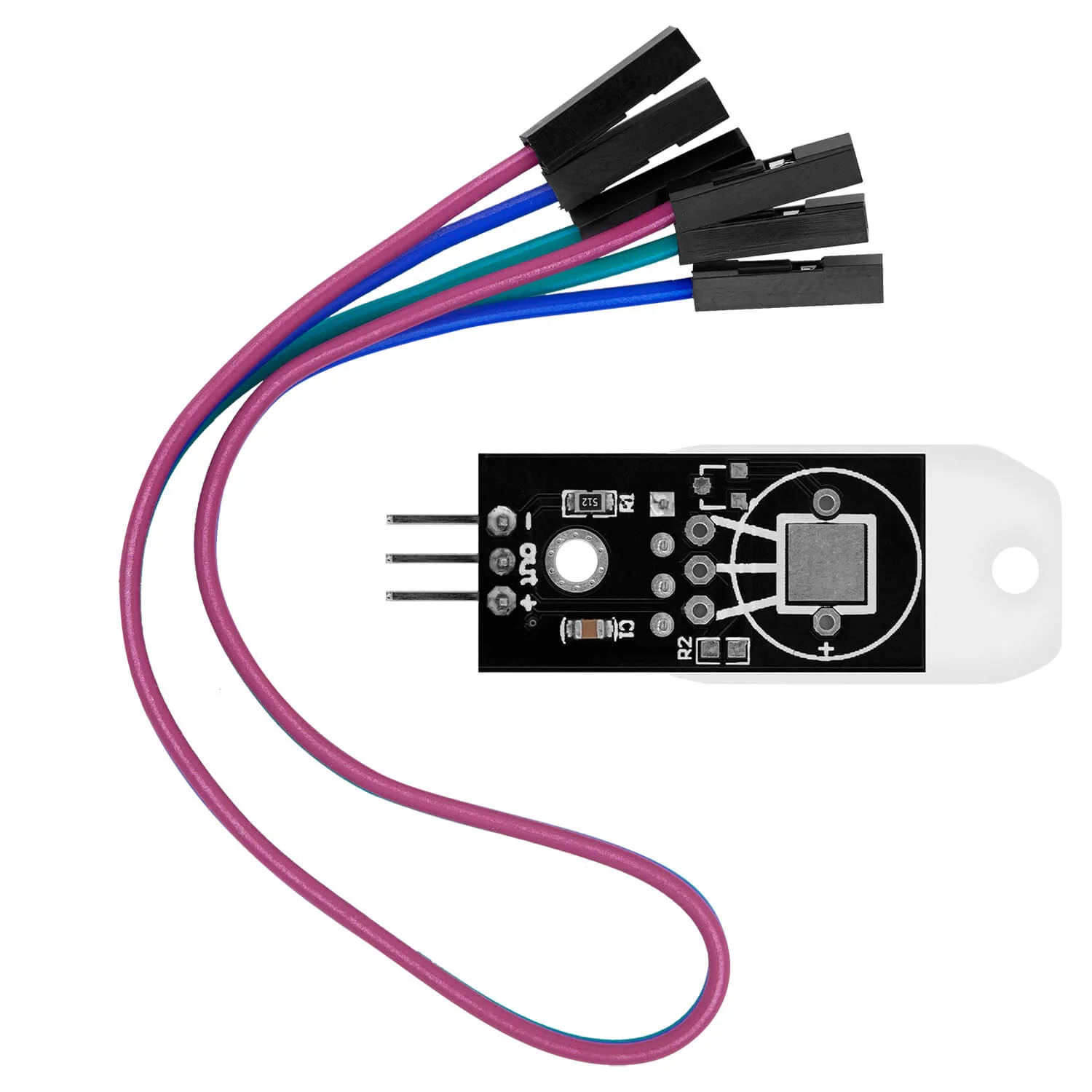 DHT22 AM2302 Temperatursensor und Luftfeuchtigkeitssensor mit Platine und Kabel kompatibel mit Arduino und Raspberry Pi - Image 3