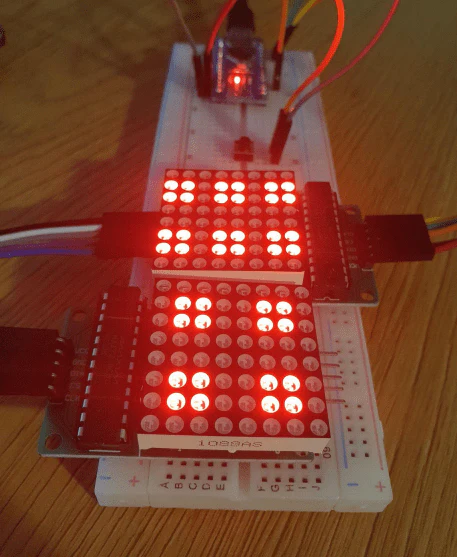 Dice Duo Matrix mit Nano V3 und MAX7219 LED Matrix | Projektset zum selber bauen inkl. Anleitung - Image 7