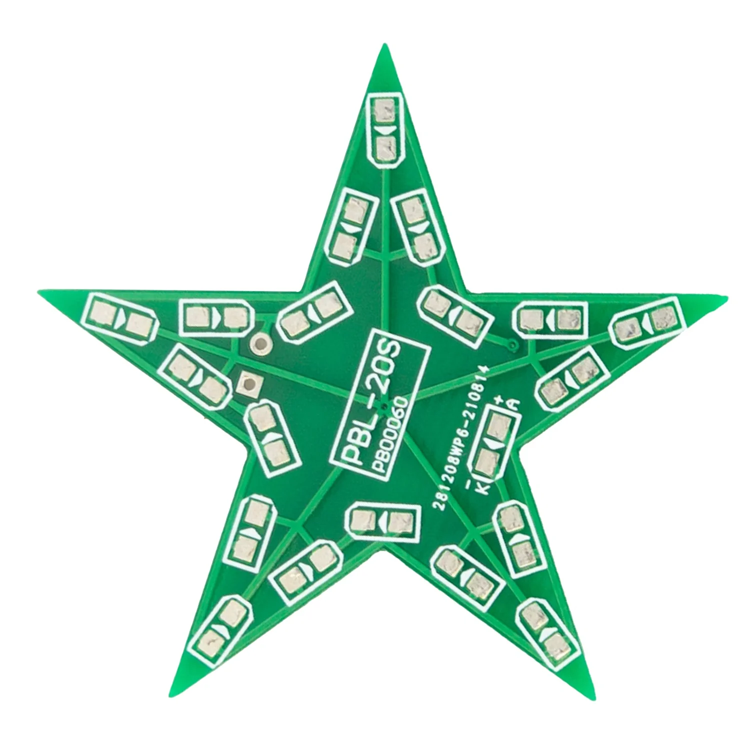 LED Weihnachtsstern Lötset – DIY Elektronik Bausatz für einen Stern mit rotem Beleuchtungseffekt – Ideal für MINT Lernen, Weihnachtsdekoration und Lötübungen - Image 2