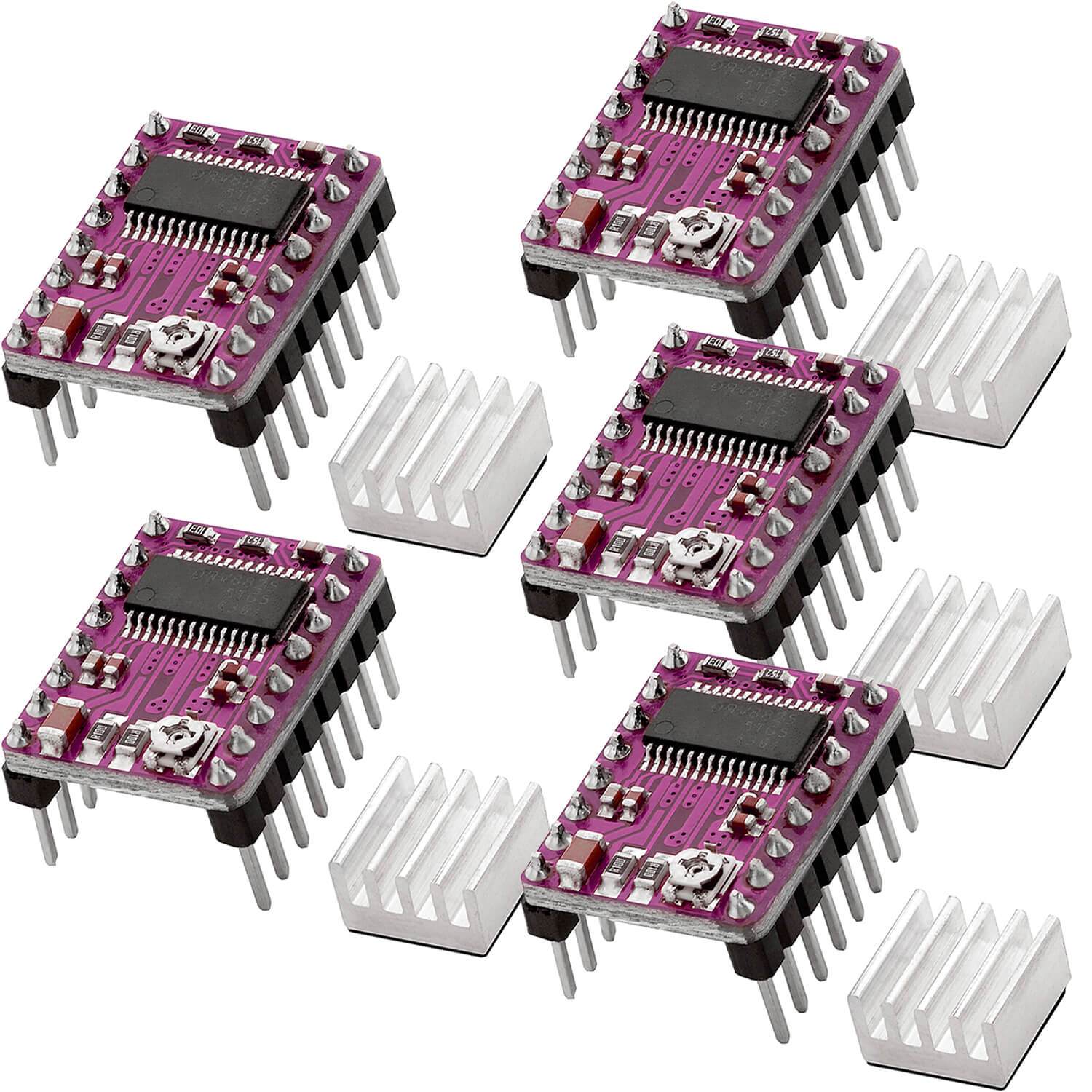 DRV8825 Schrittmotor-Treiber-Modul mit Kühlkörper, z.B. für RAMPS 1.4, CNC-Shield, 3D Drucker, Prusa Mendel - Image 5