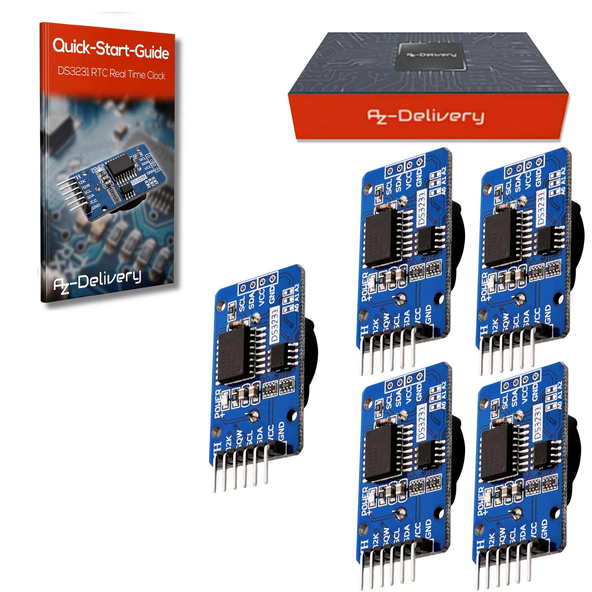 Real Time Clock RTC DS3231 I2C Echtzeituhr kompatibel mit Arduino und Raspberry Pi - Image 7