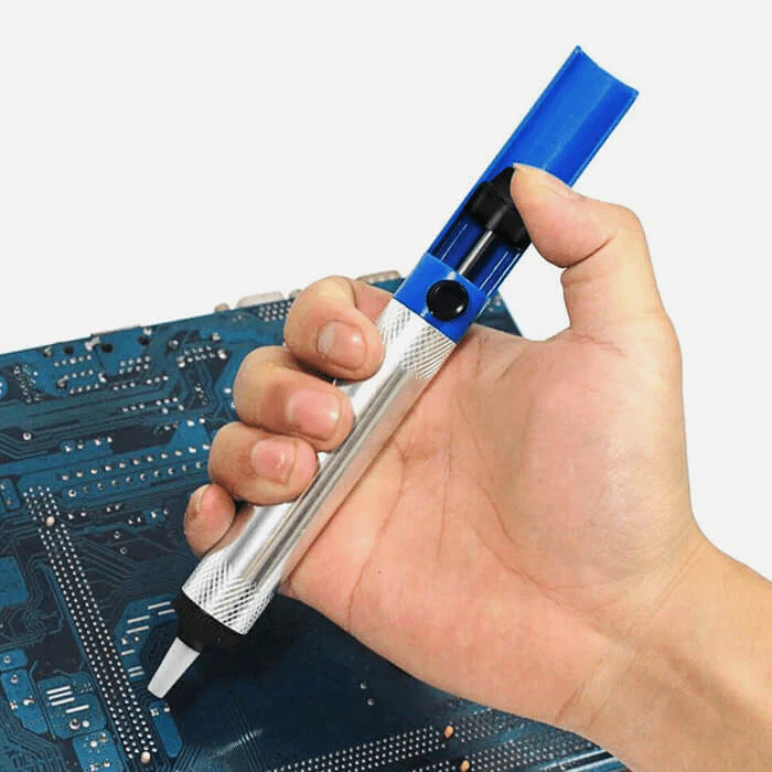 Entlötpumpe Lötpumpe Lötsauger Desoldering Pump – Lötzinn Entferner für Elektronik & Platinen – Manuelle Vakuum Entlötwerkzeug mit Hitzebeständiger Düse – Lötzubehör für Reparaturen & DIY - Image 6