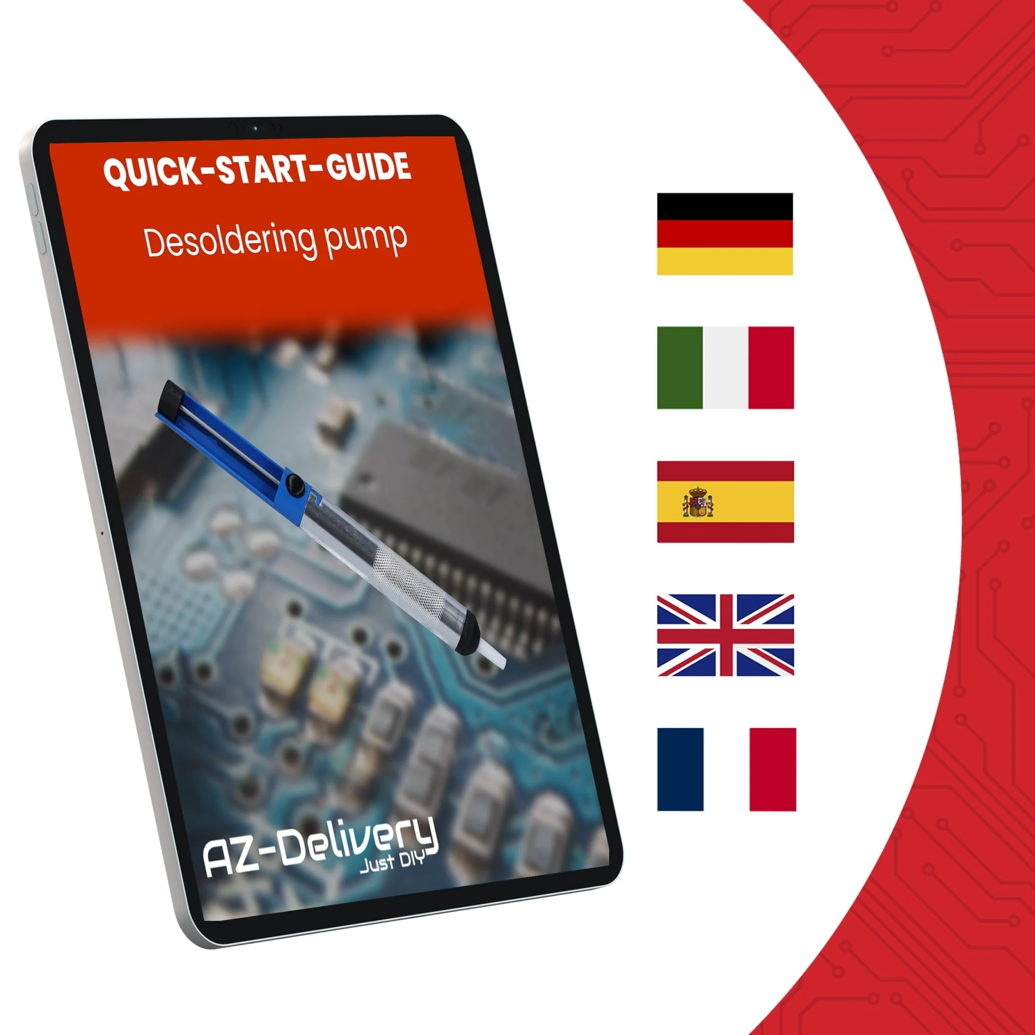 Entlötpumpe Lötpumpe Lötsauger Desoldering Pump – Lötzinn Entferner für Elektronik & Platinen – Manuelle Vakuum Entlötwerkzeug mit Hitzebeständiger Düse – Lötzubehör für Reparaturen & DIY - Image 8