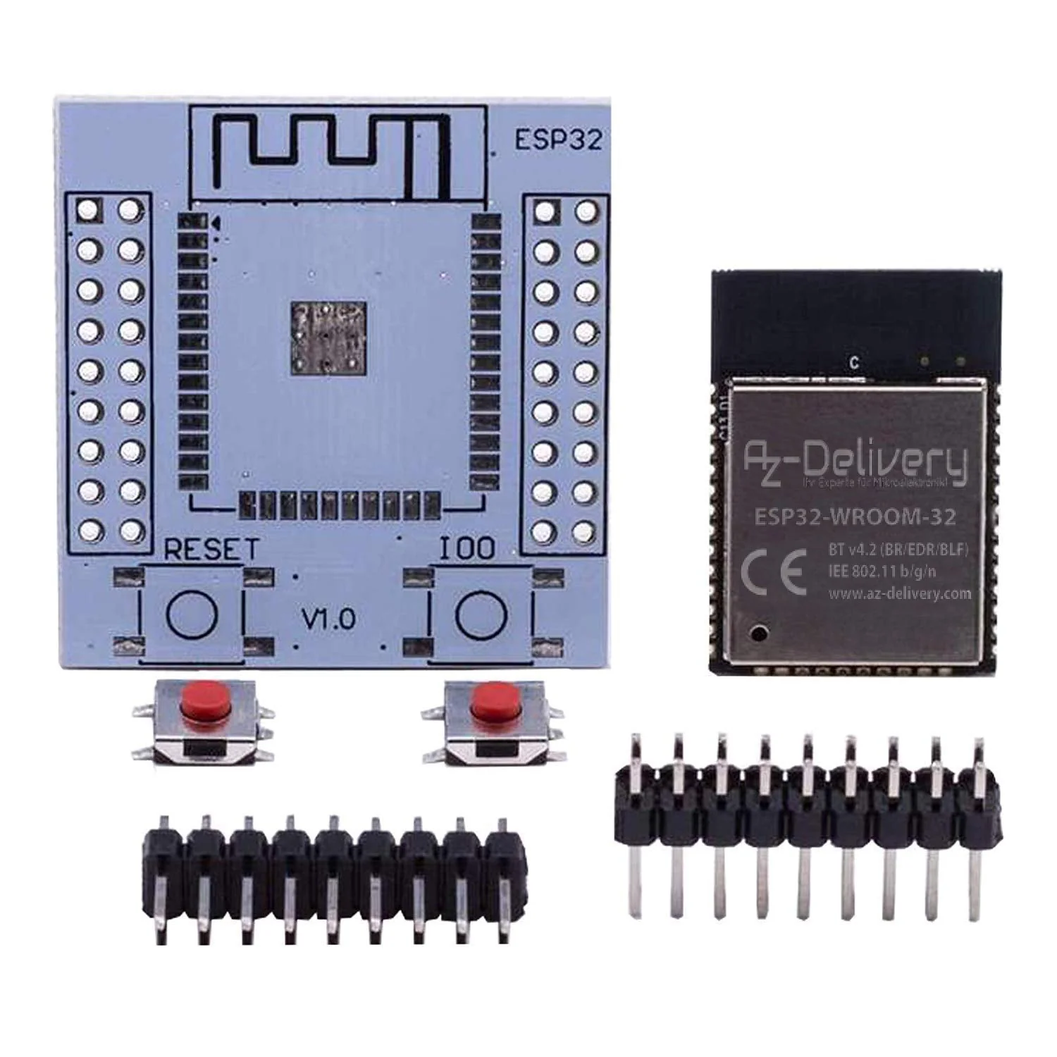 ESP32 Wlan WiFi Modul mit gratis Adapterplatte für Raspberry Pi und Mikrocontroller - Image 3