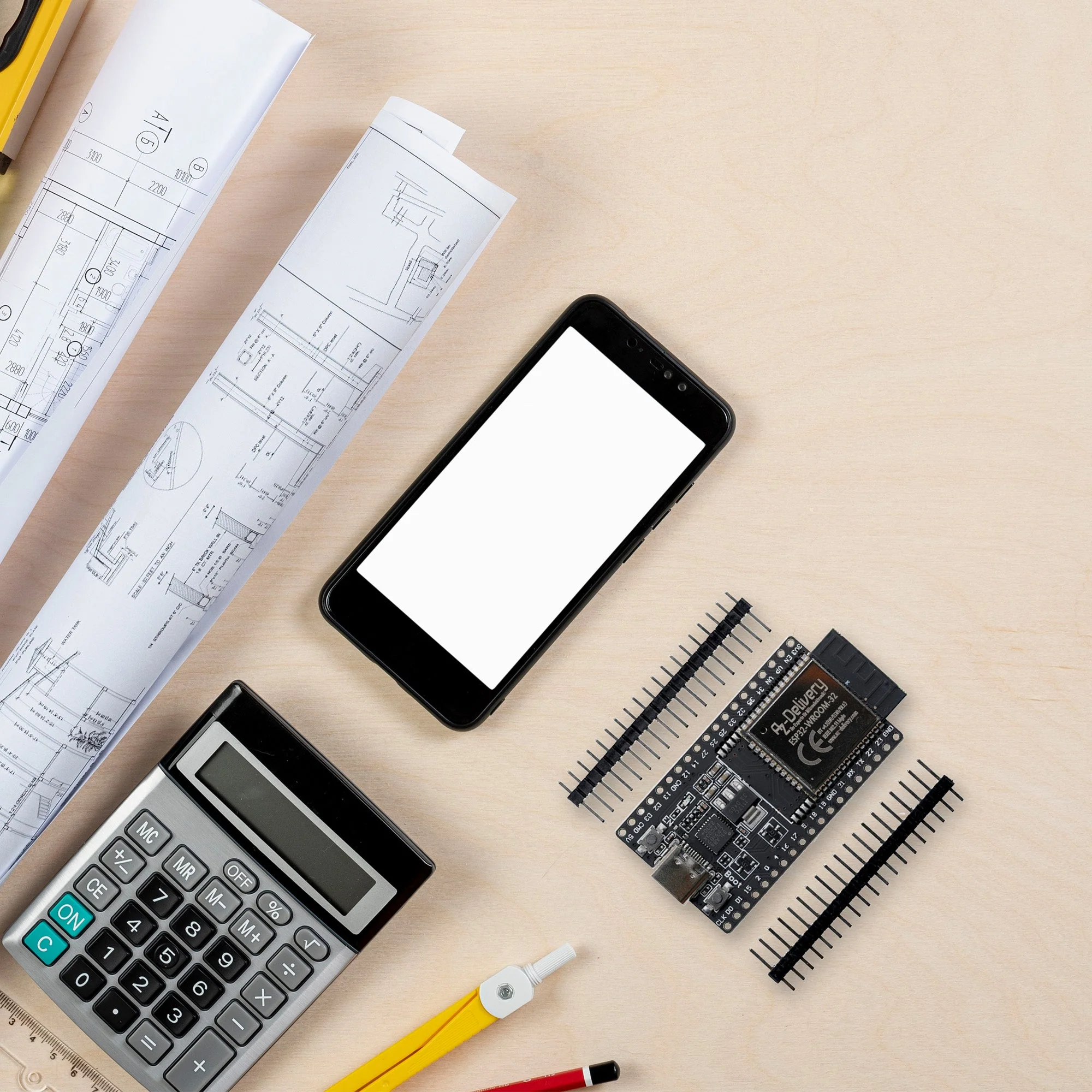 ESP32 Board Dev Kit C V4 NodeMCU WLAN WiFi Development Board unverlötet mit USB-C Anschluss kompatibel mit Arduino - Image 11