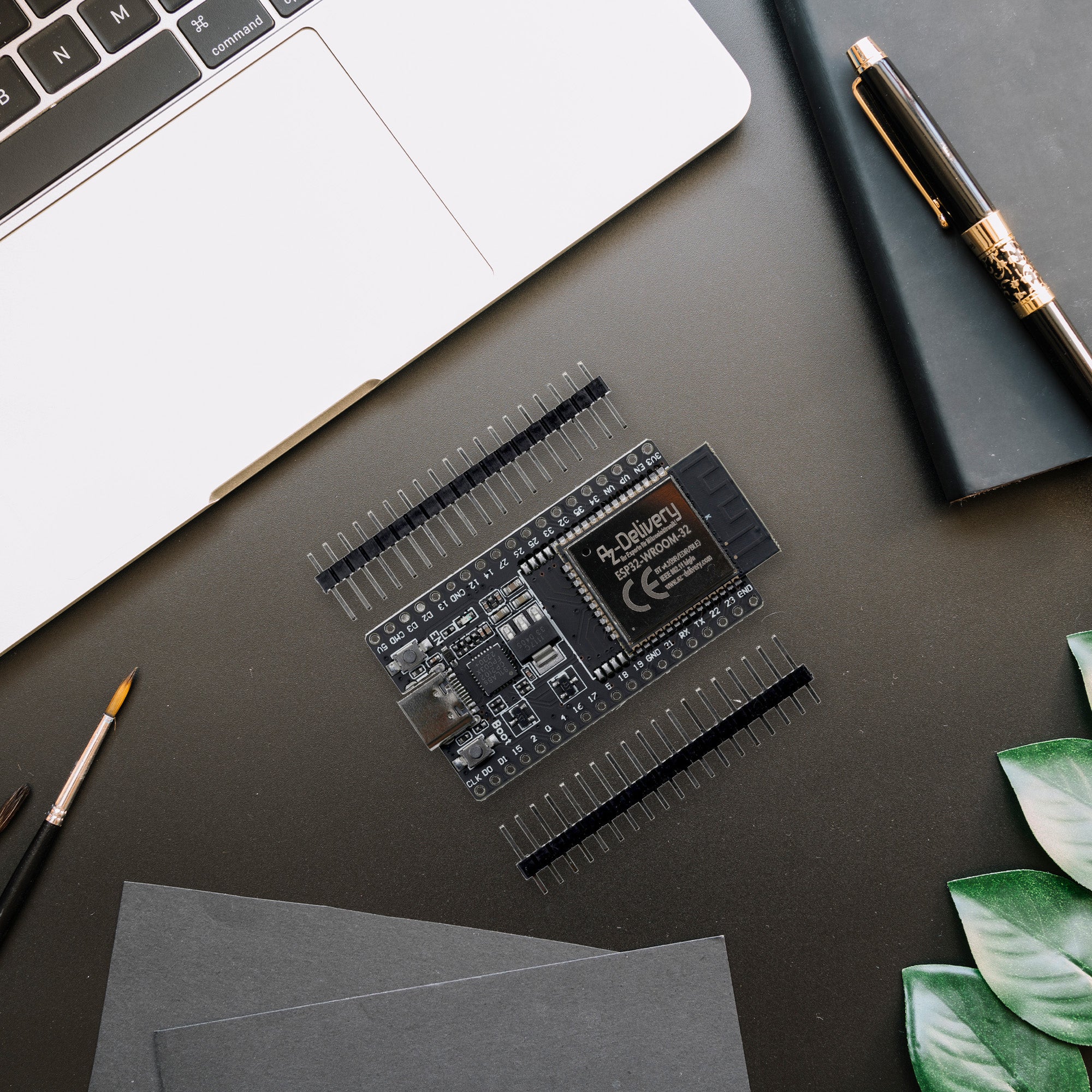 ESP32 Board Dev Kit C V4 NodeMCU WLAN WiFi Development Board unverlötet mit USB-C Anschluss kompatibel mit Arduino - Image 12