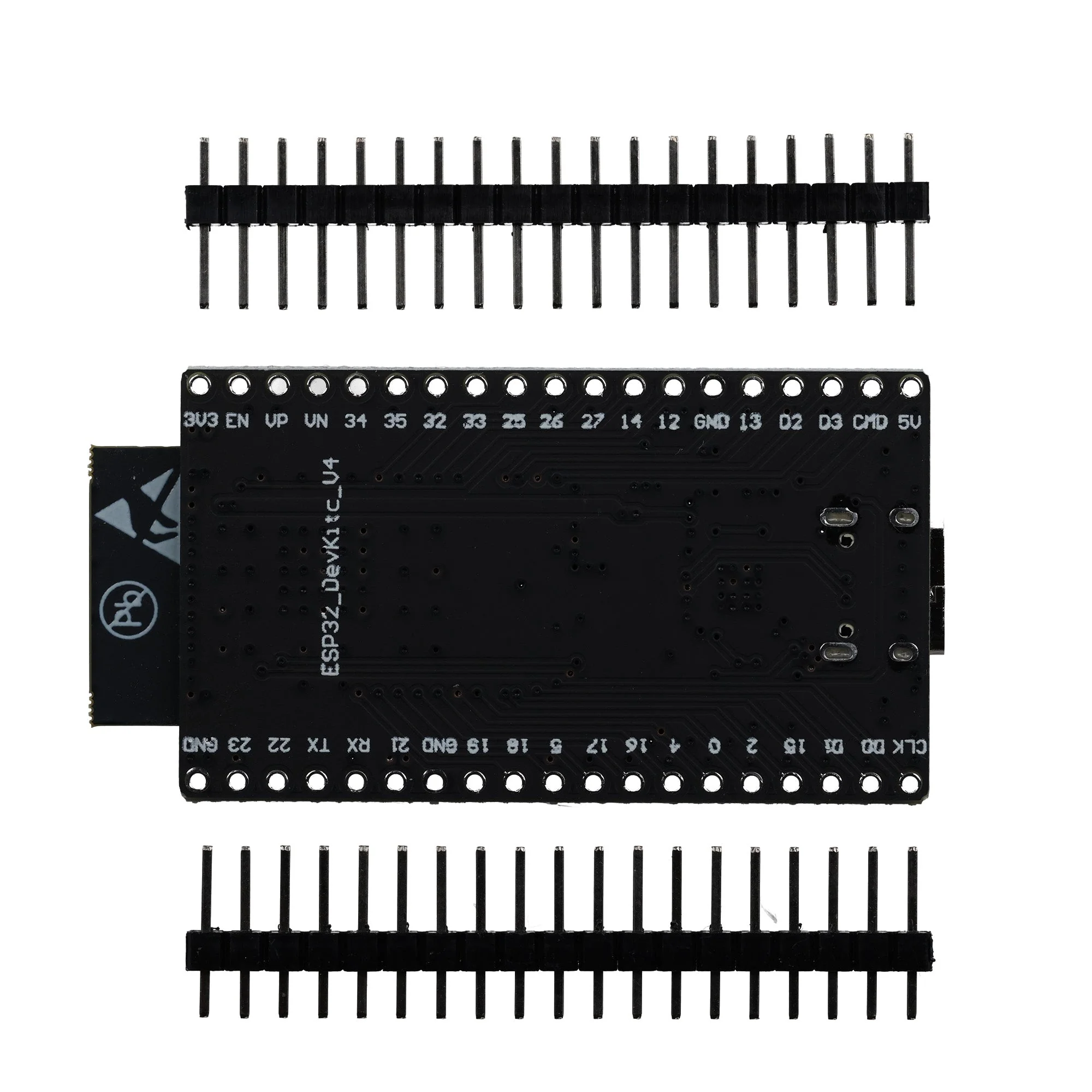 ESP32 Board Dev Kit C V4 NodeMCU WLAN WiFi Development Board unverlötet mit USB-C Anschluss kompatibel mit Arduino - Image 6