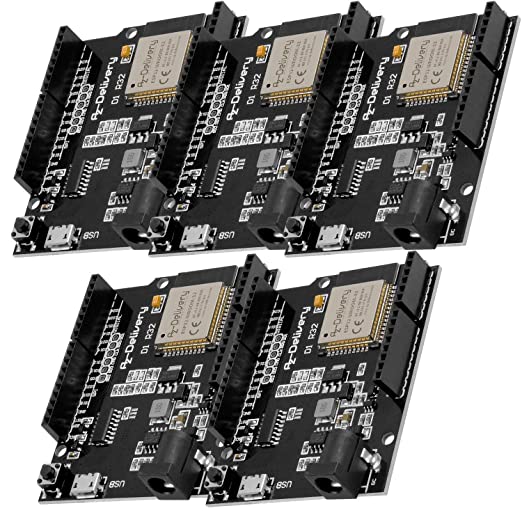 ESP32 NodeMCU D1 R32 WLAN Entwicklungsboard mit CH340G und WiFi + Bluetooth IoT mit Mikro USB kompatibel mit Arduino - Image 5