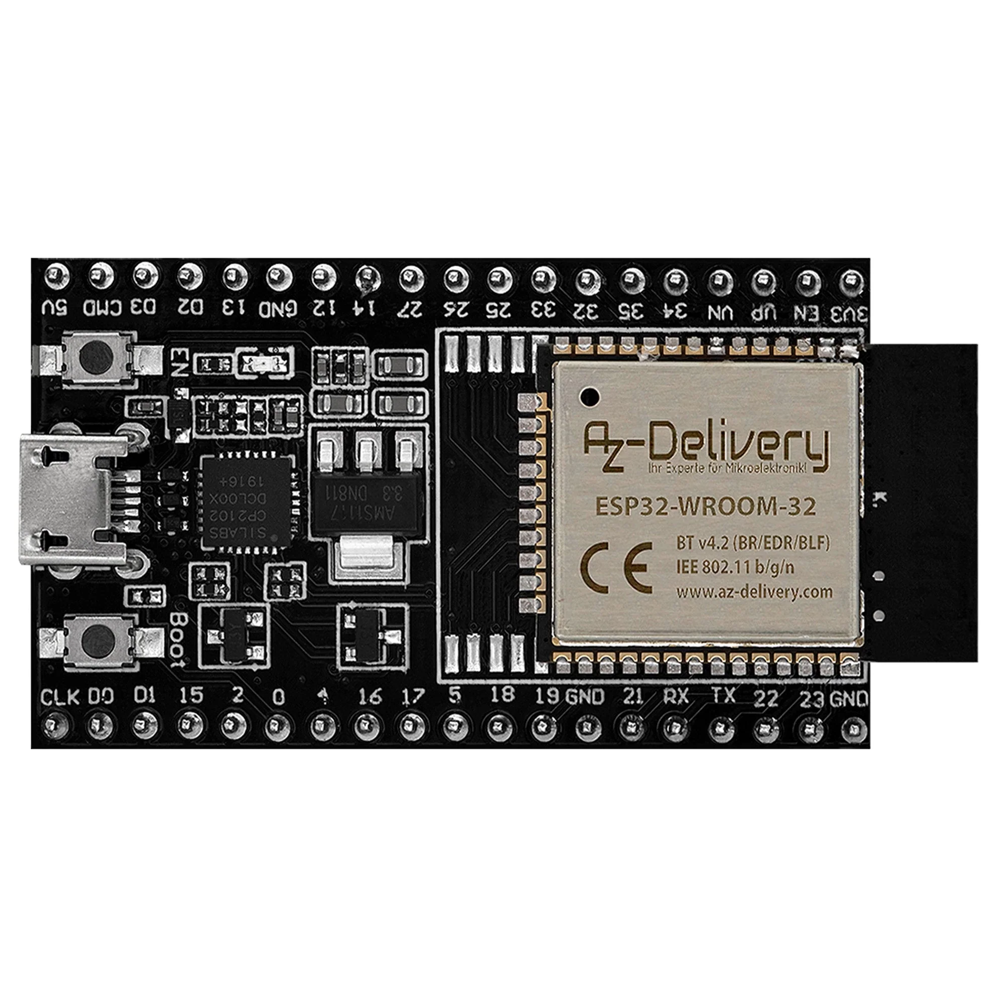 ESP32 Dev Kit C V4 NodeMCU WLAN WiFi Development Board mit USB-C Anschluss kompatibel mit Arduino - Image 5