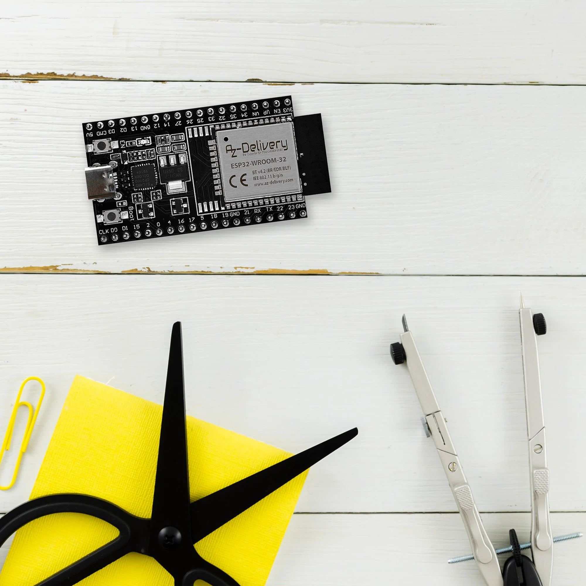 ESP32 Dev Kit C V4 NodeMCU WLAN WiFi Development Board mit USB-C Anschluss kompatibel mit Arduino - Image 7