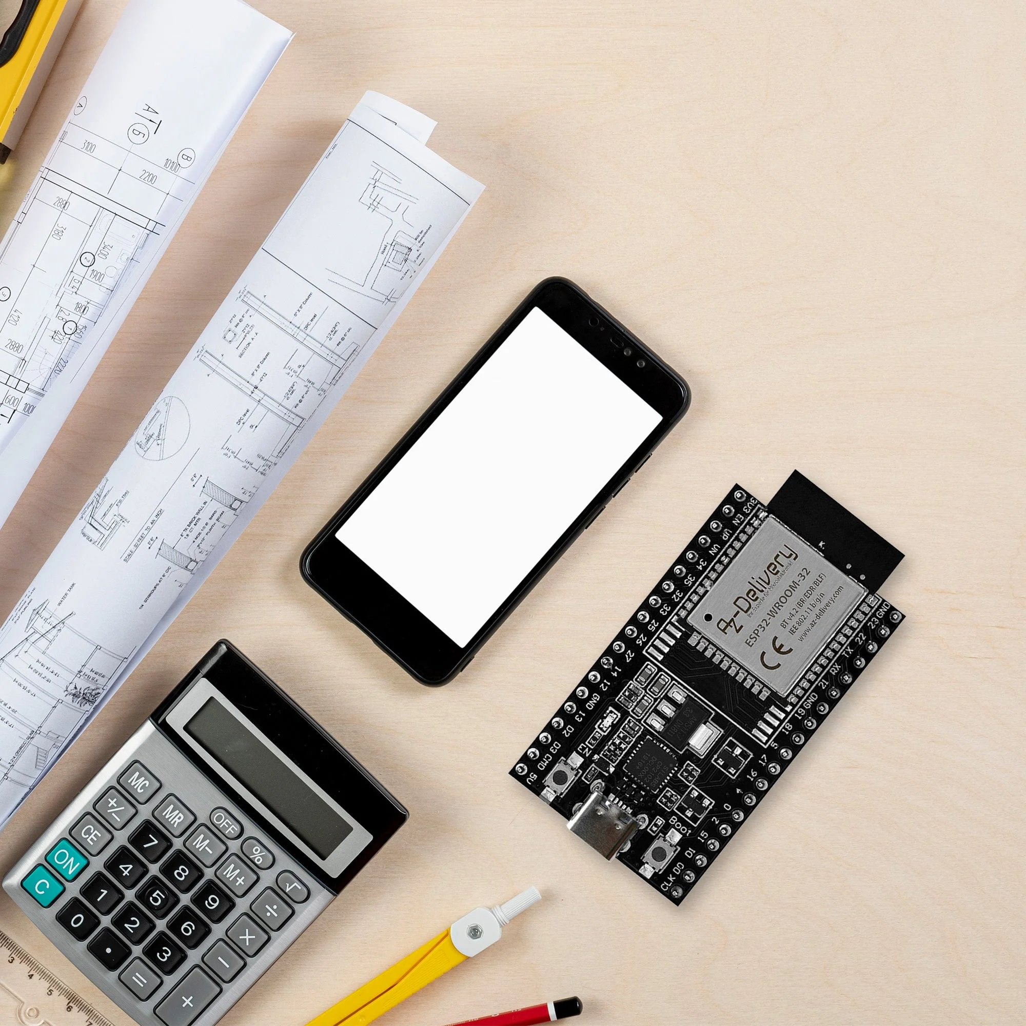 ESP32 Dev Kit C V4 NodeMCU WLAN WiFi Development Board mit USB-C Anschluss kompatibel mit Arduino - Image 9