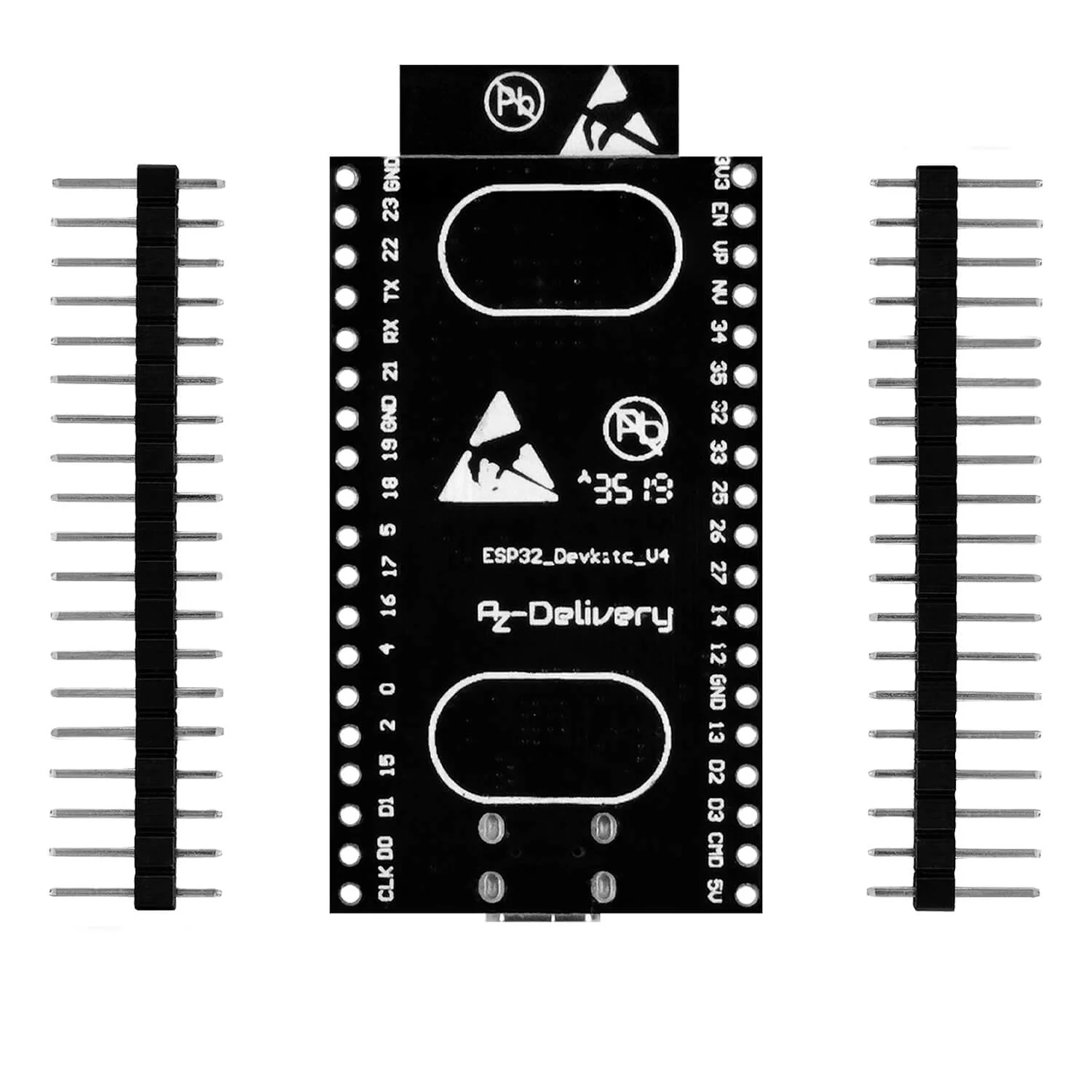 ESP32 Dev Kit C V4 unverlötet kompatibel mit Arduino - Image 3