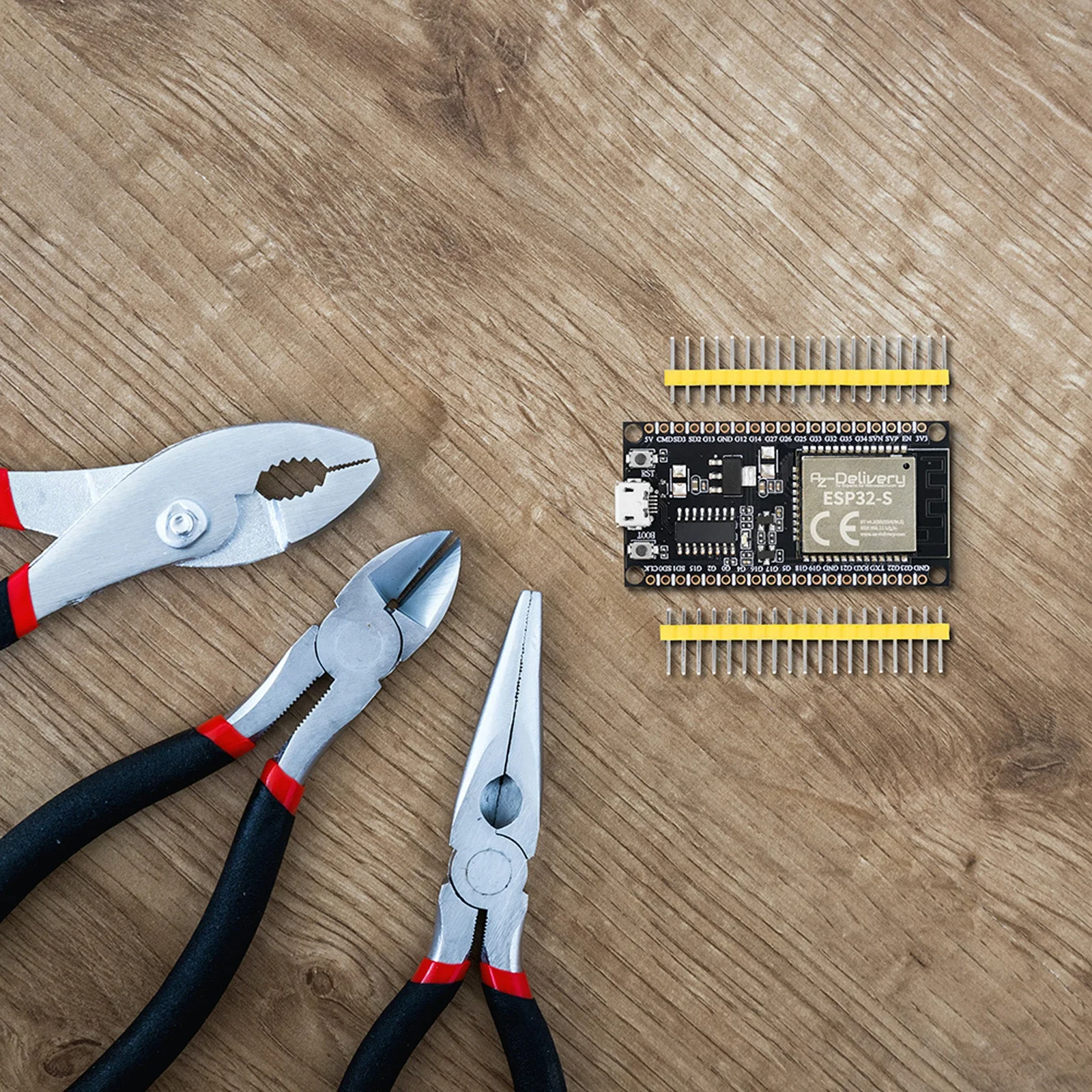ESP32S Dev Kit C unverlötet NodeMCU Module WLAN WiFi Development Board mit CH340 und kompatibel mit Arduino - Image 3