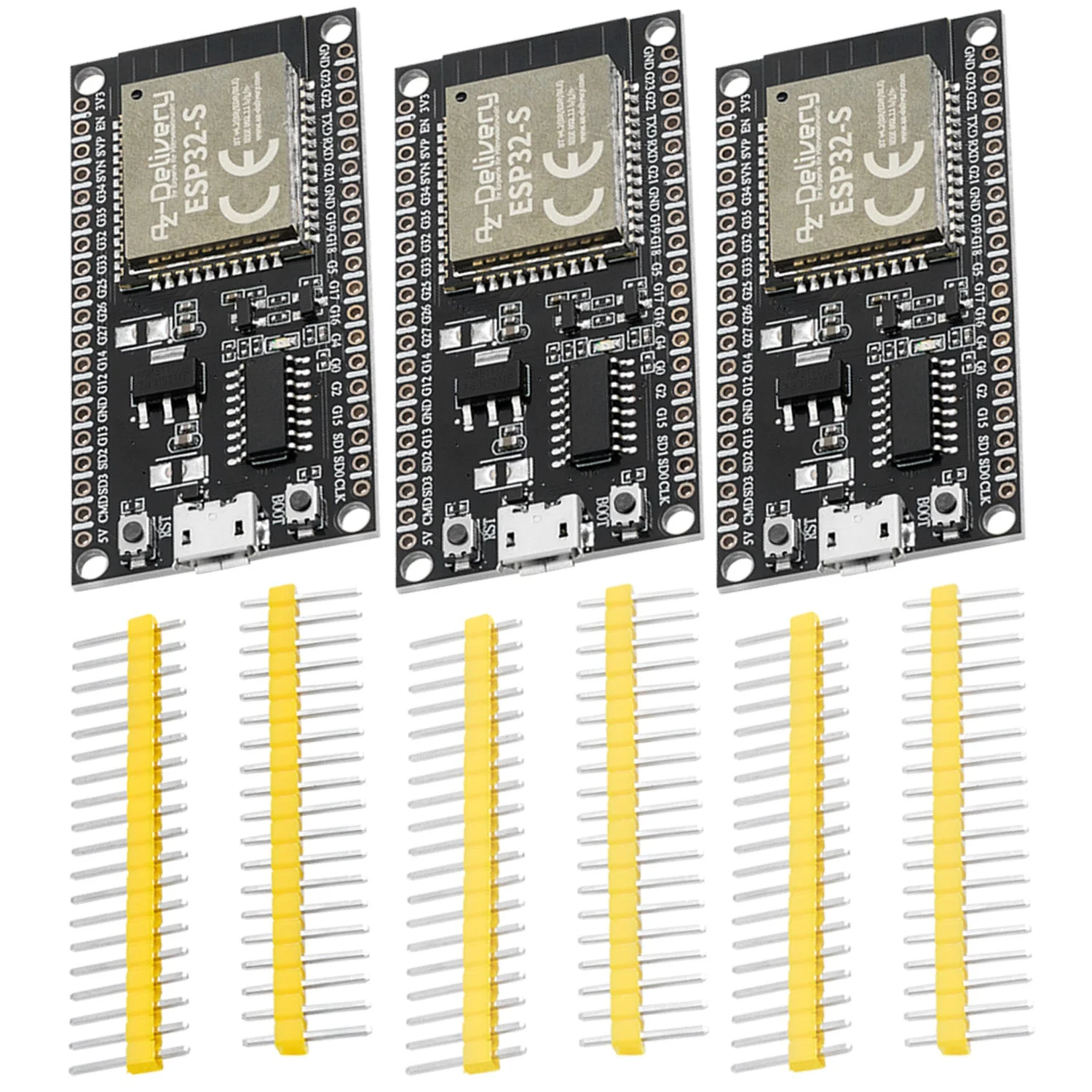 ESP32S Dev Kit C unverlötet NodeMCU Module WLAN WiFi Development Board mit CH340 und kompatibel mit Arduino - Image 4