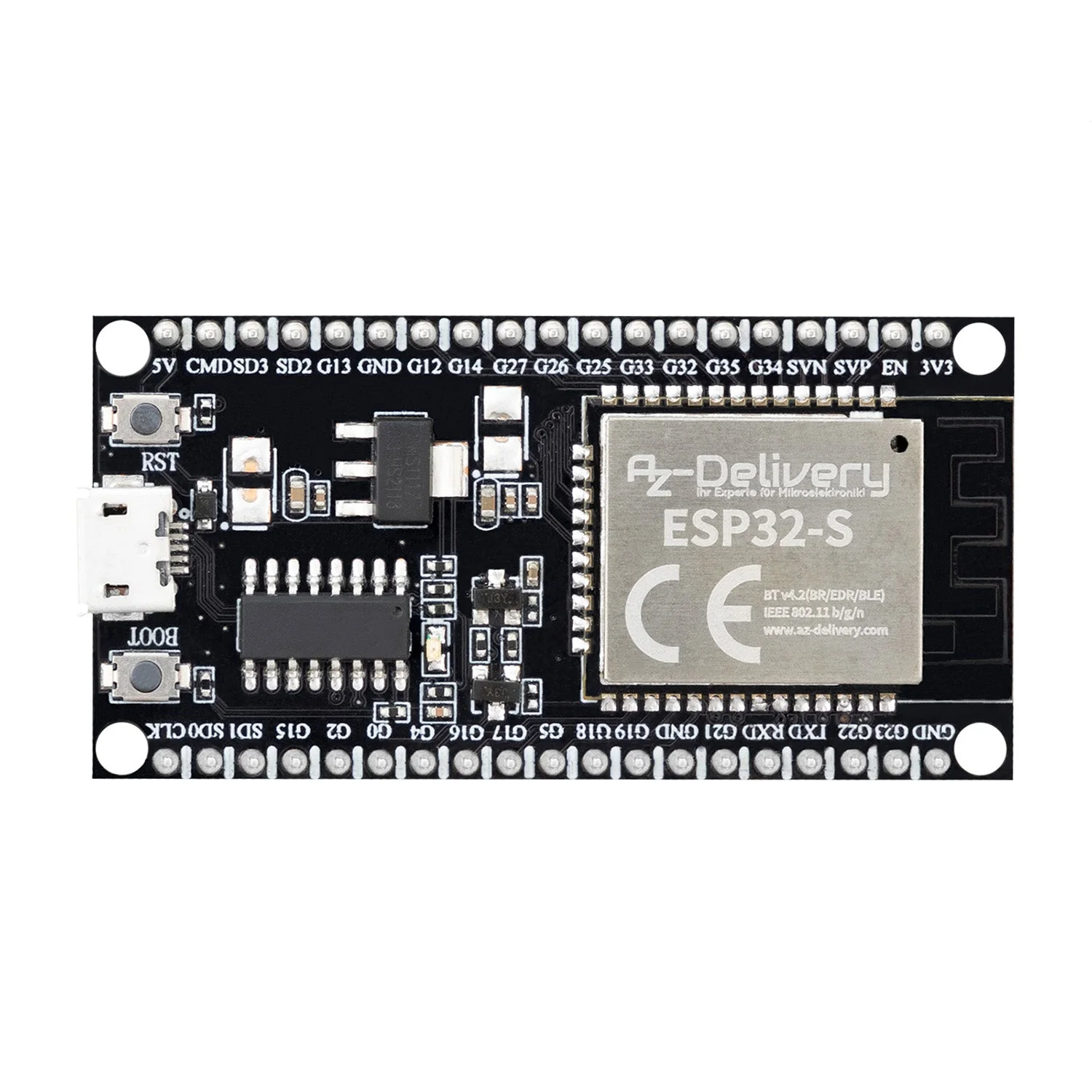 ESP32S NodeMCU Module WLAN WiFi Dev Kit C Development Board mit CH340 (Nachfolgermodell zum ESP8266) kompatibel mit Arduino - Image 5