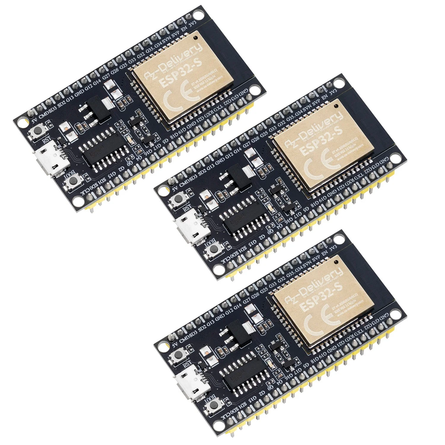 ESP32S NodeMCU Module WLAN WiFi Dev Kit C Development Board mit CH340 (Nachfolgermodell zum ESP8266) kompatibel mit Arduino - Image 7