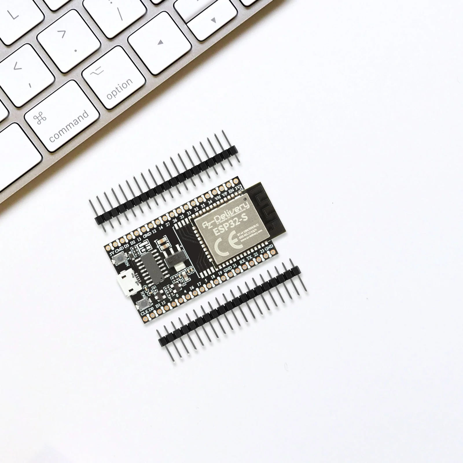 ESP32S Dev Kit C V4 NodeMCU WLAN Development Board unverlötet kompatibel mit Arduino (Nachfolger Modul von ESP32S Dev Kit C) - Image 2