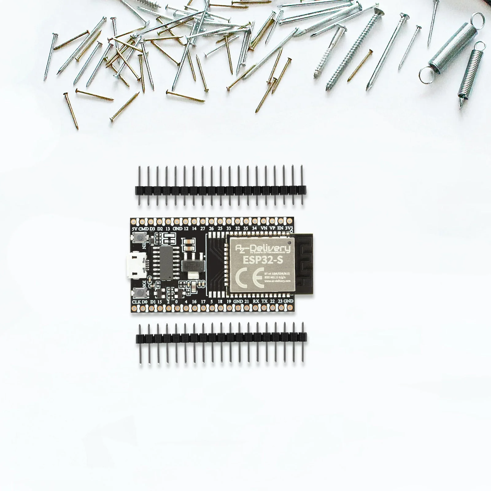 ESP32S Dev Kit C V4 NodeMCU WLAN Development Board unverlötet kompatibel mit Arduino (Nachfolger Modul von ESP32S Dev Kit C) - Image 3