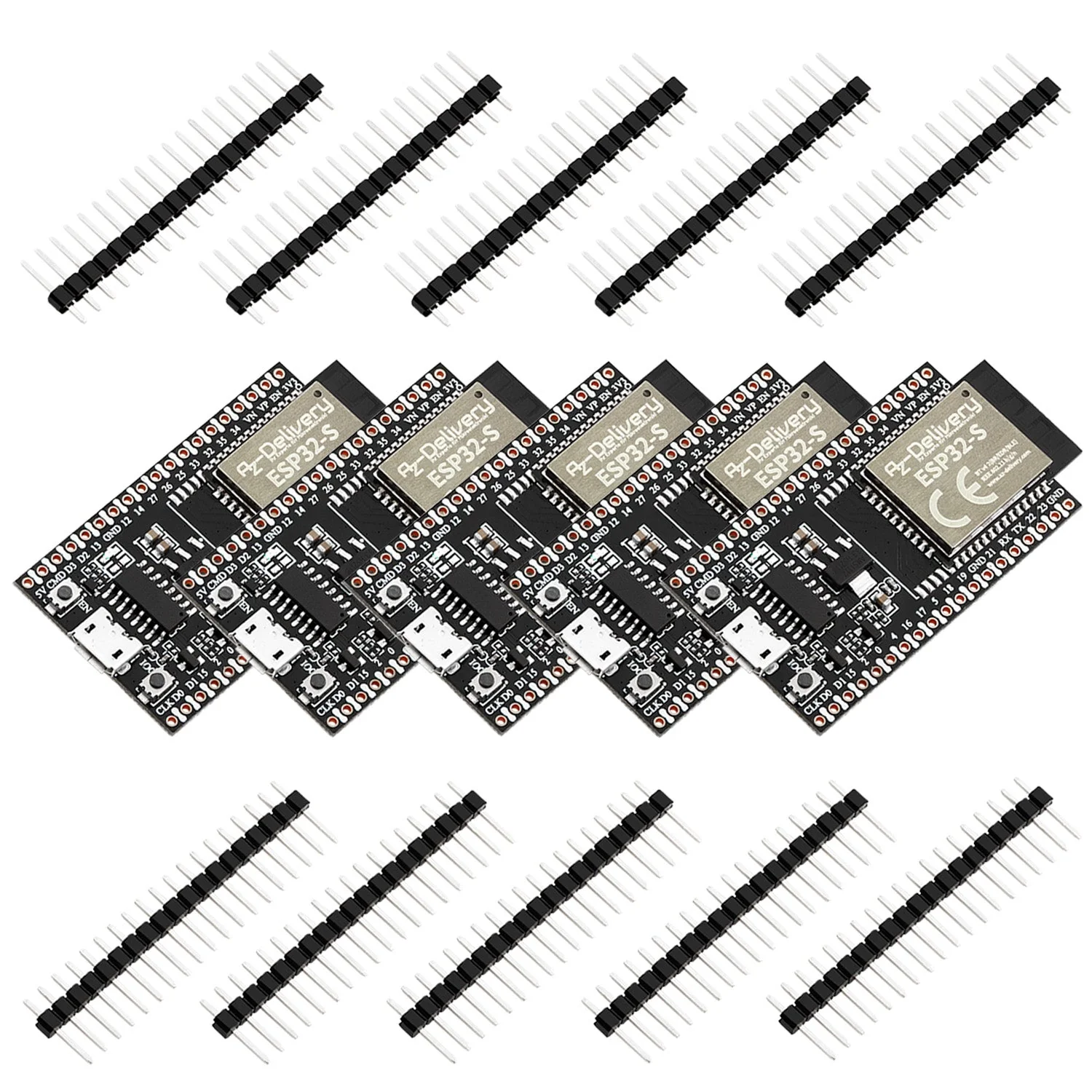 ESP32S Dev Kit C V4 NodeMCU WLAN Development Board unverlötet kompatibel mit Arduino (Nachfolger Modul von ESP32S Dev Kit C) - Image 6