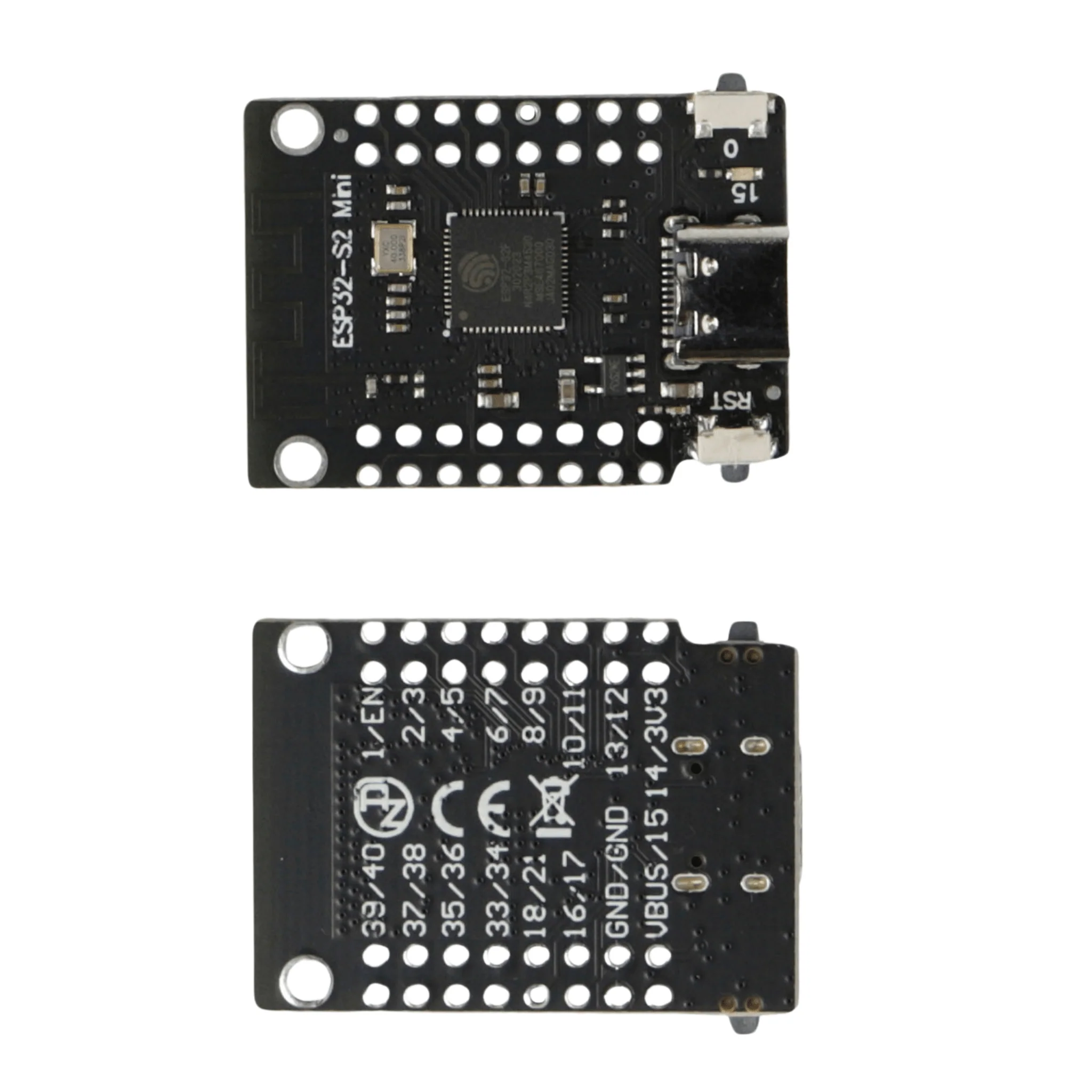 ESP32 S2 Mini mit ESP32-S2FN4R2 WIFI IC und USB-Type-C kompatibel mit Micropython und Arduino, unverlötet - Image 3