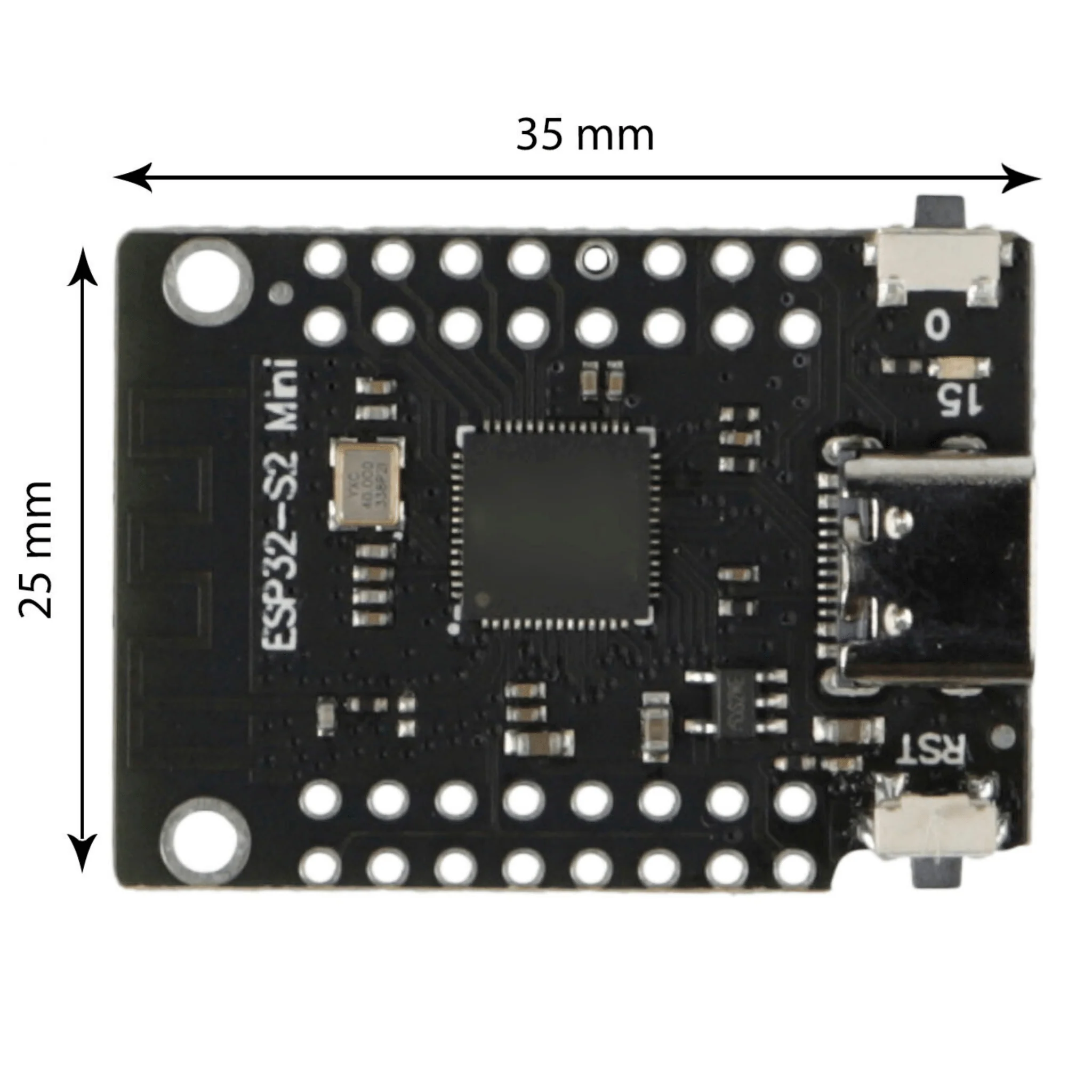 ESP32 S2 Mini mit ESP32-S2FN4R2 WIFI IC und USB-Type-C kompatibel mit Micropython und Arduino, unverlötet - Image 5