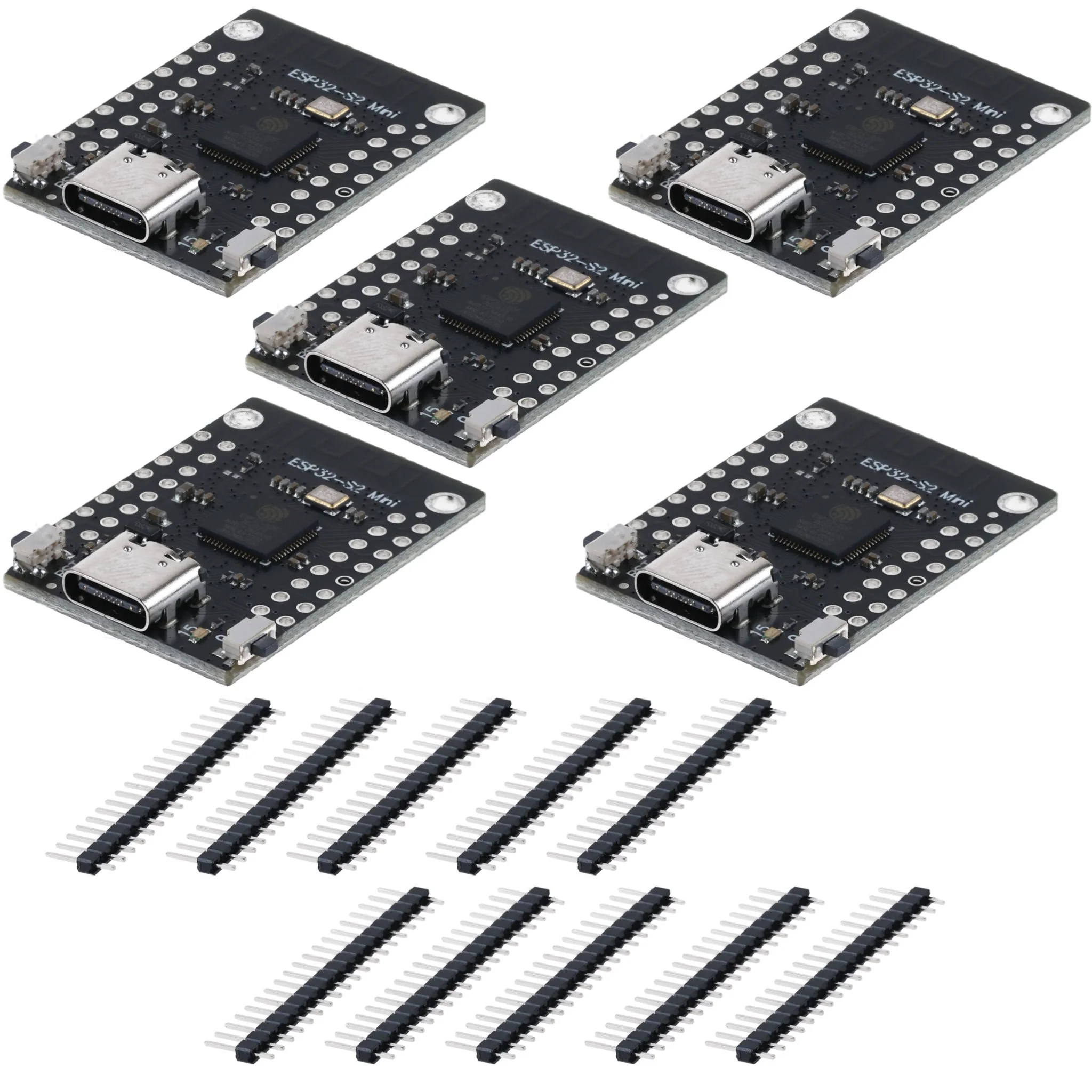 ESP32 S2 Mini mit ESP32-S2FN4R2 WIFI IC und USB-Type-C kompatibel mit Micropython und Arduino, unverlötet - Image 6